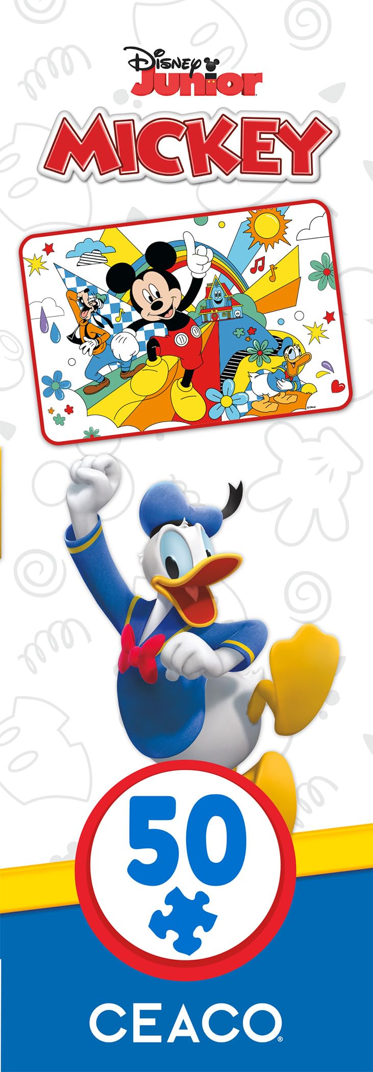 Buffalo Games - 50 piece Giant Floor Puzzle - Disney Clubhouse - Educational Puzzles for Kids Ages 4 and up - Large Pieces - 2 feet x 3 feet - Image 5