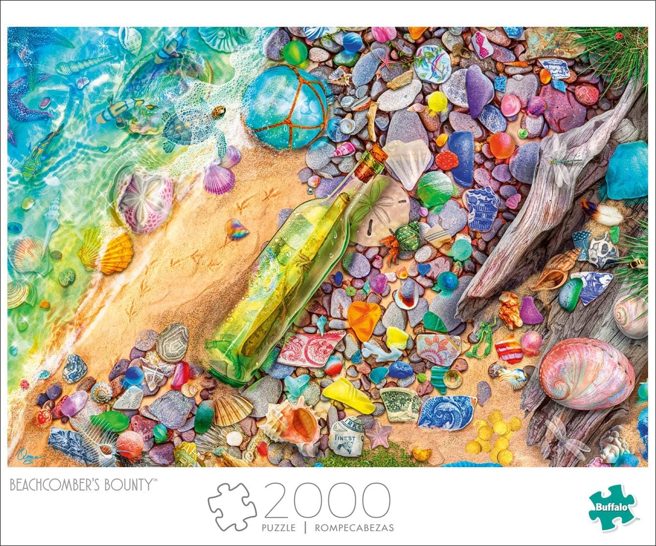 Buffalo Games - Aimee Stewart - Beachcomber’s Bounty - 2000 Piece Jigsaw Puzzle for Adults Challenging Puzzle Perfect for Game Nights - Finished Size is 38.50 x 26.50 - Image 3