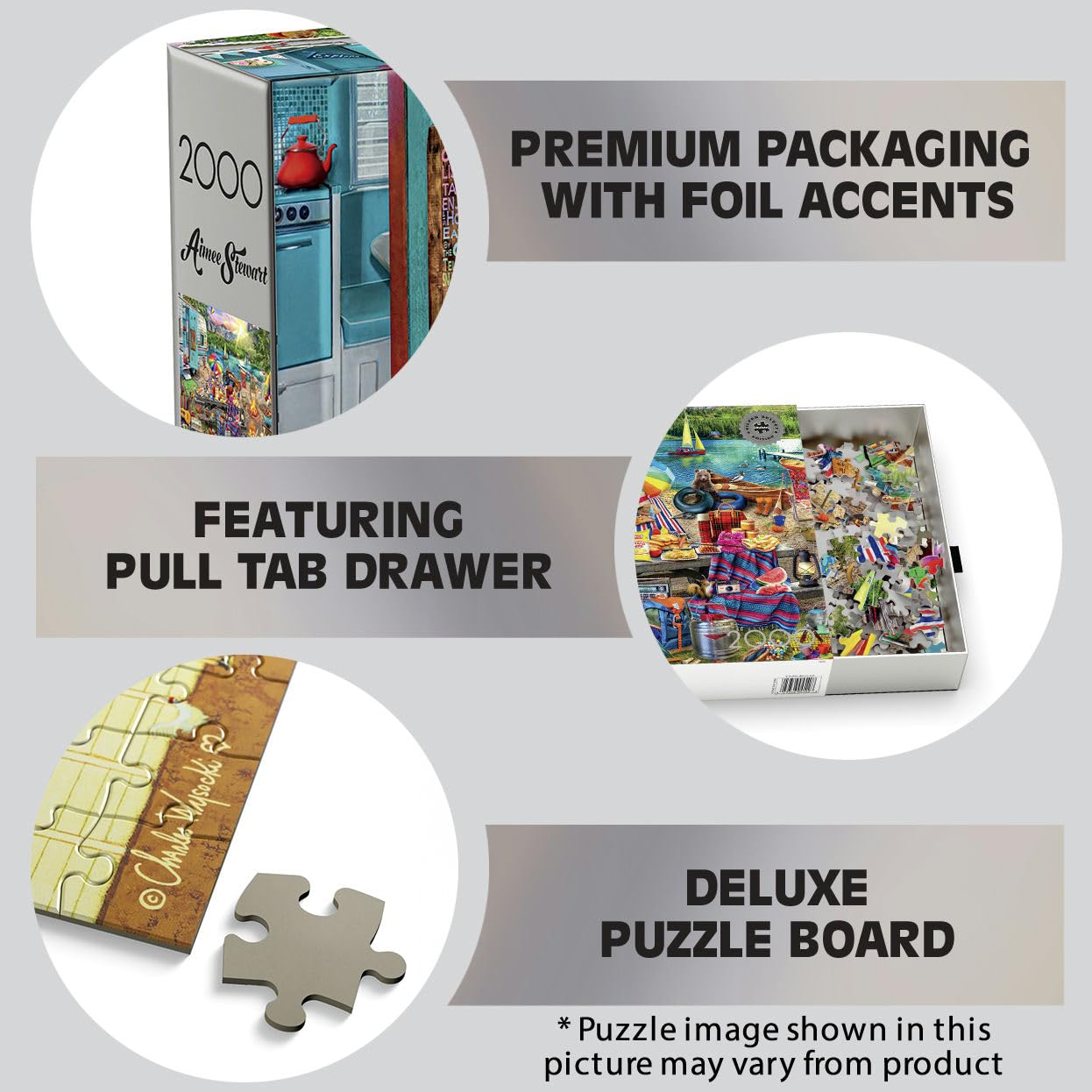 Buffalo Games - Aimee Stewart Family Campsite 2000 Piece Jigsaw Puzzle, Colorful Camping Artwork, Cozy Outdoor Scene - Image 5