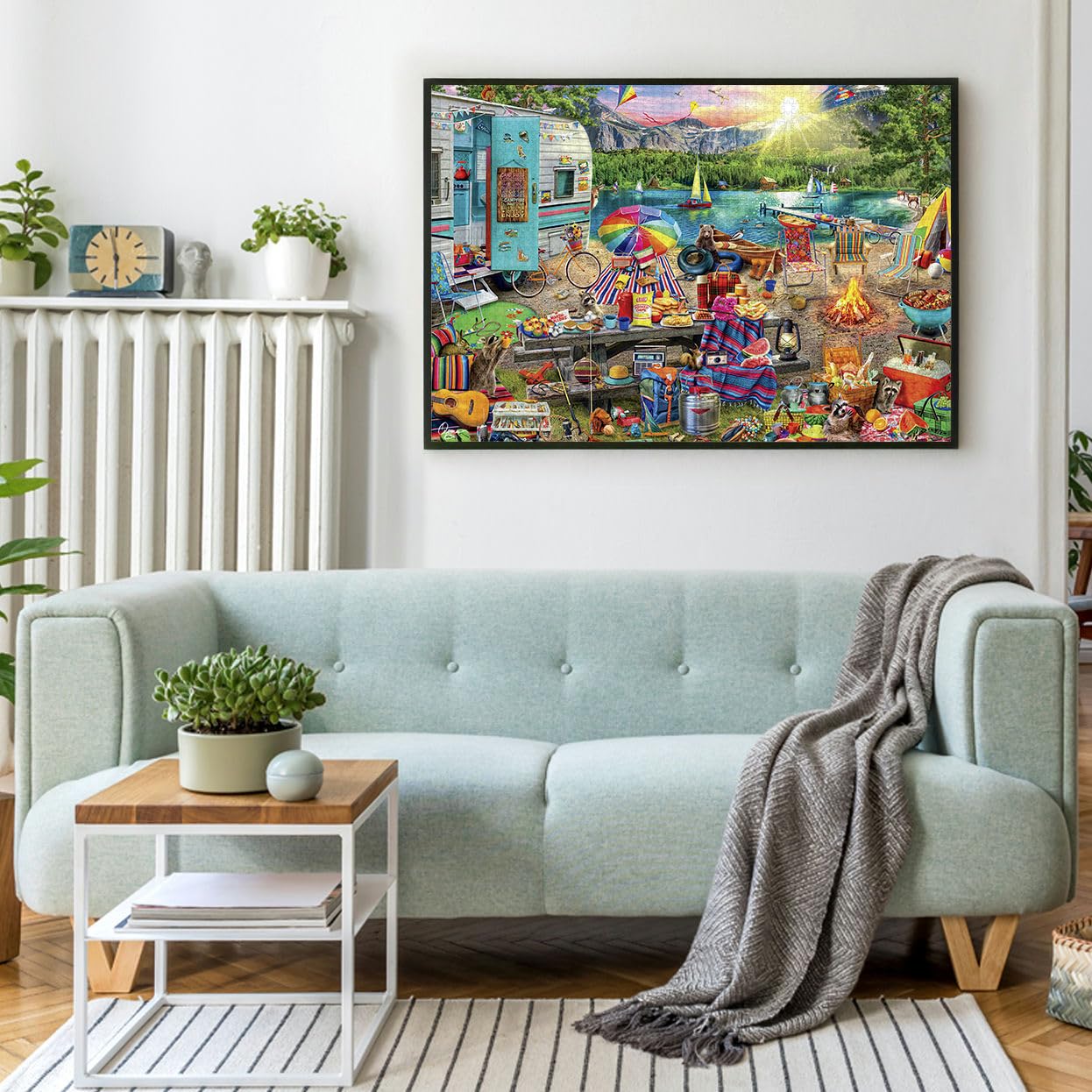 Buffalo Games - Aimee Stewart Family Campsite 2000 Piece Jigsaw Puzzle, Colorful Camping Artwork, Cozy Outdoor Scene - Image 6