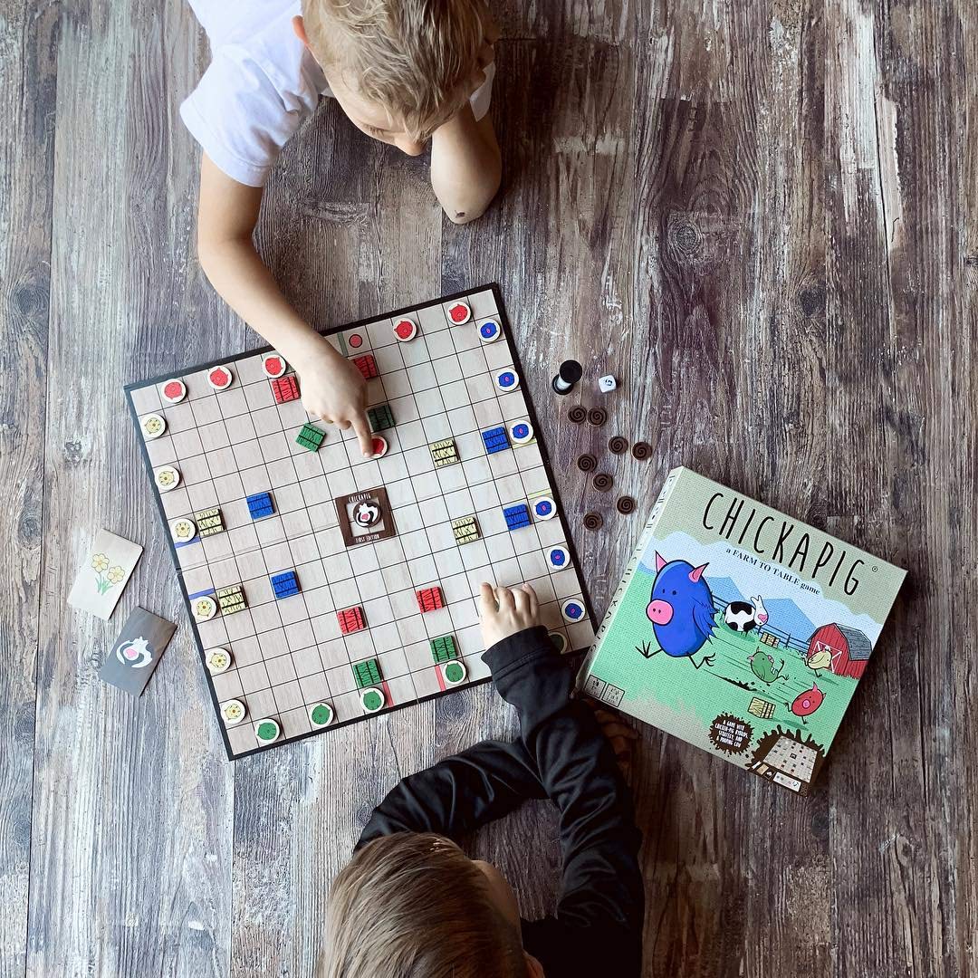 Buffalo Games Chickapig Board Game - A Strategic Board Game Where Chicken-Pig Hybrids Attempt to Reach Their Goal While Dodging Opponents, Hay Bales, and an Ever-Menacing Pooping Cow. - Image 7