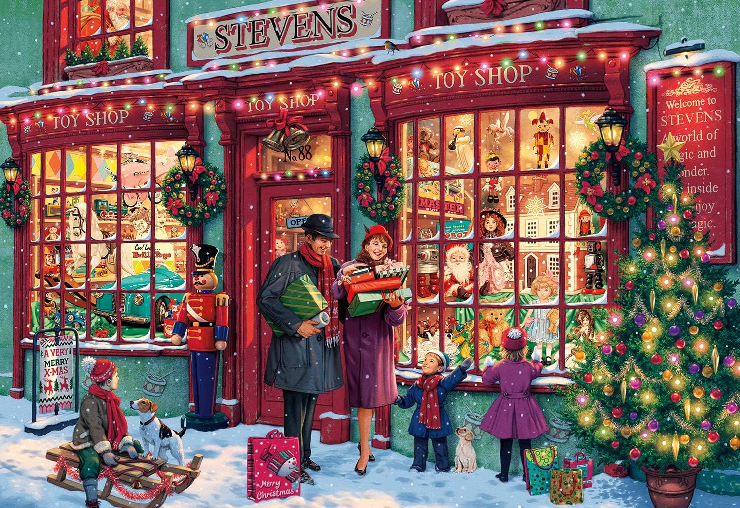 Buffalo Games – Christmas Toyshop - Steve Read - 2000 Piece Jigsaw Puzzle ​ Colorful and Festive Holiday Puzzles for Adults – Precision-Cut Pieces, Beautiful Artwork, and Hours of Winter Fun - Image 3