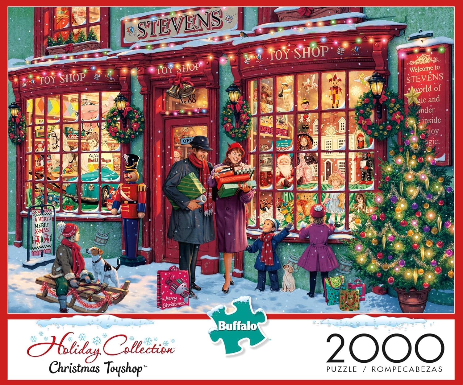 Buffalo Games – Christmas Toyshop - Steve Read - 2000 Piece Jigsaw Puzzle ​ Colorful and Festive Holiday Puzzles for Adults – Precision-Cut Pieces, Beautiful Artwork, and Hours of Winter Fun - Image 4