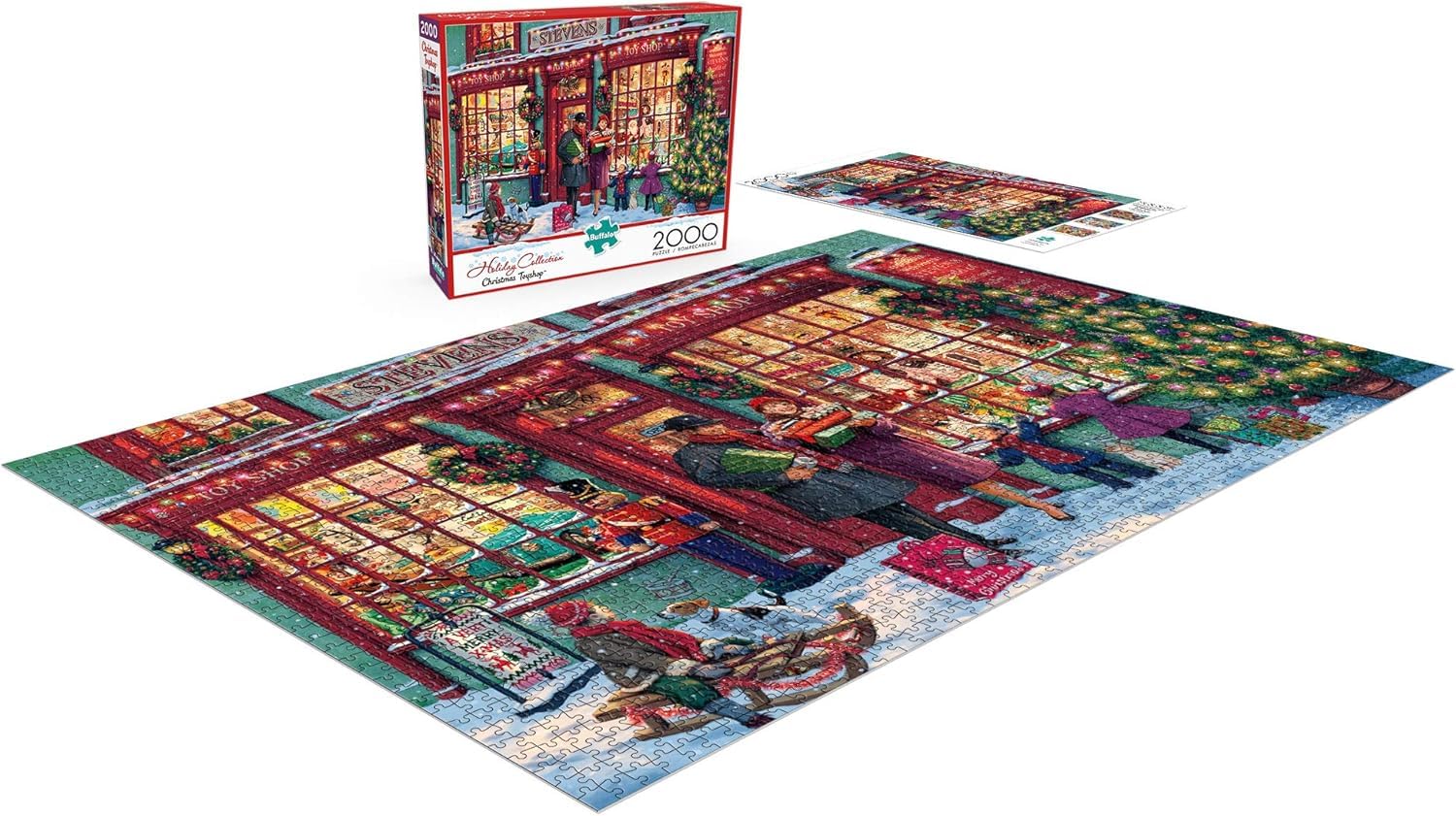 Buffalo Games – Christmas Toyshop - Steve Read - 2000 Piece Jigsaw Puzzle ​ Colorful and Festive Holiday Puzzles for Adults – Precision-Cut Pieces, Beautiful Artwork, and Hours of Winter Fun - Image 5