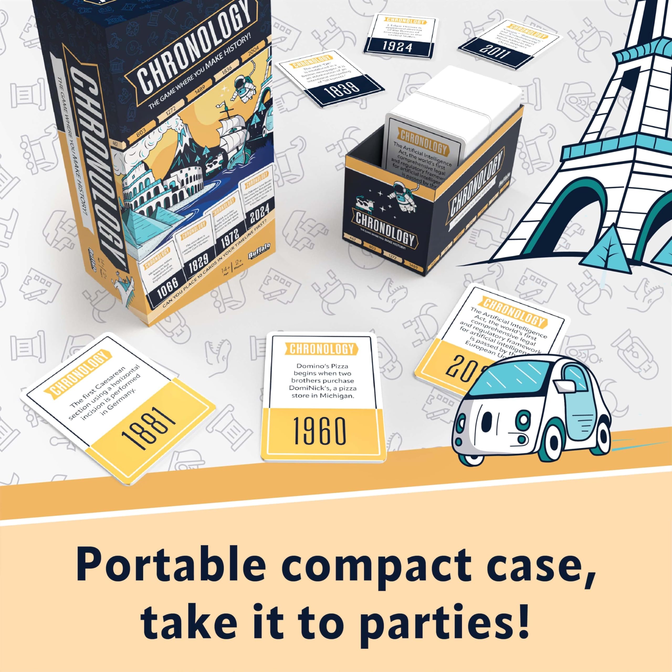 Buffalo Games - Chronology - The Game Where You Make History - Historical Timeline Trivia for 2+ Players, Ages 14+ - Image 5