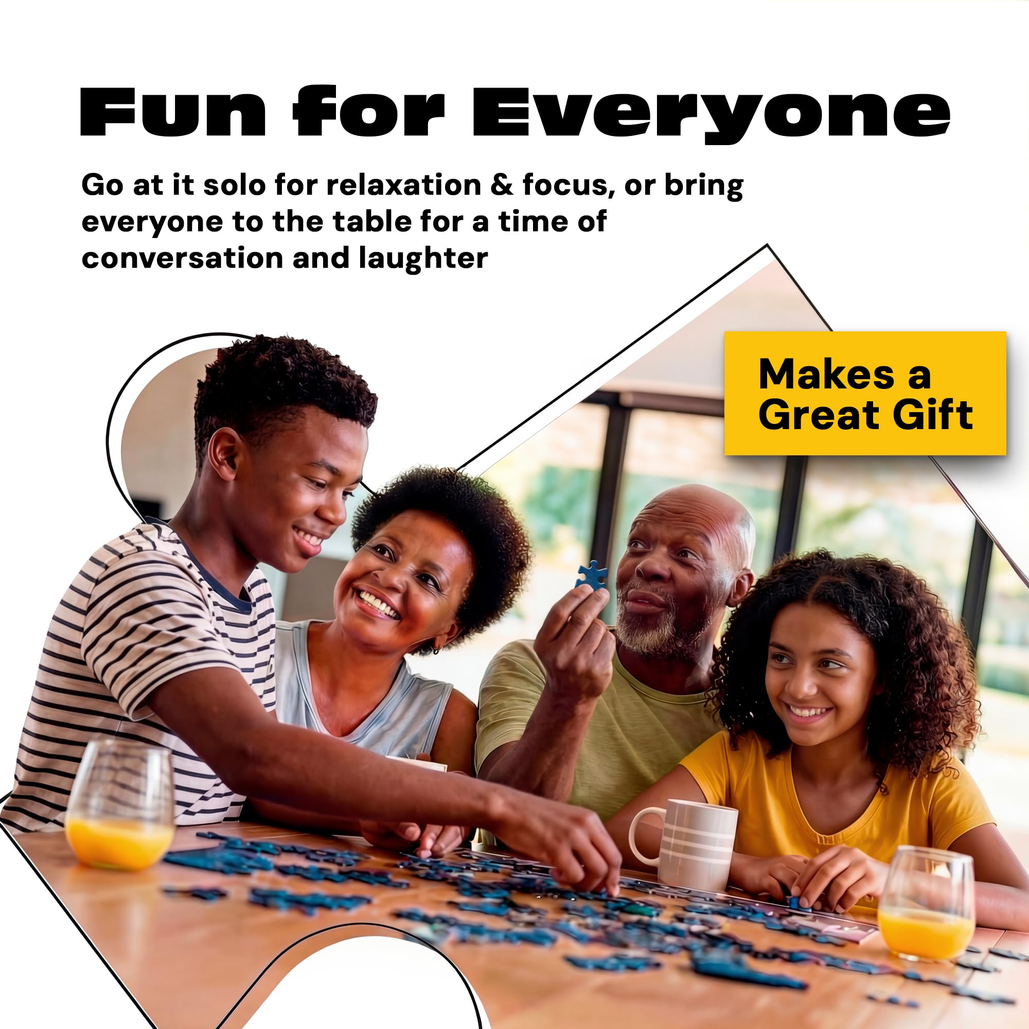 Buffalo Games – Cinque Terre Seas – 1000 Piece Jigsaw Puzzle - Premium Gold Collection​ Giftable Puzzle for Adults – Precision-Cut Pieces, Beautiful Artwork, and Hours of Relaxing Fun - Image 5