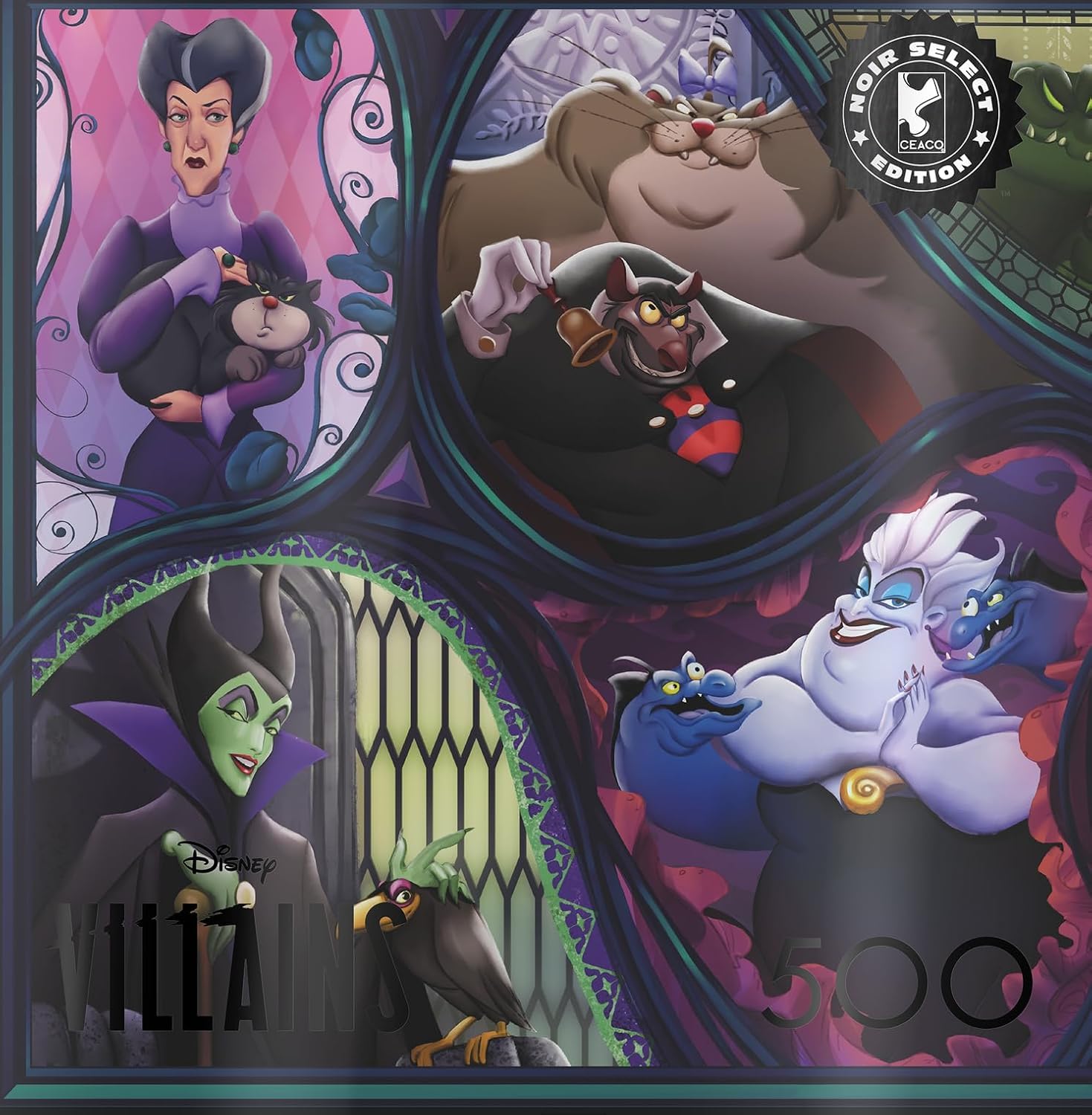 Buffalo Games - Disney - Disney: Villains Pets - 500 Piece Jigsaw Puzzle for Adults -Challenging Puzzle Perfect for Game Nights - Finished Size is 21.25 x 15.00 - Image 3