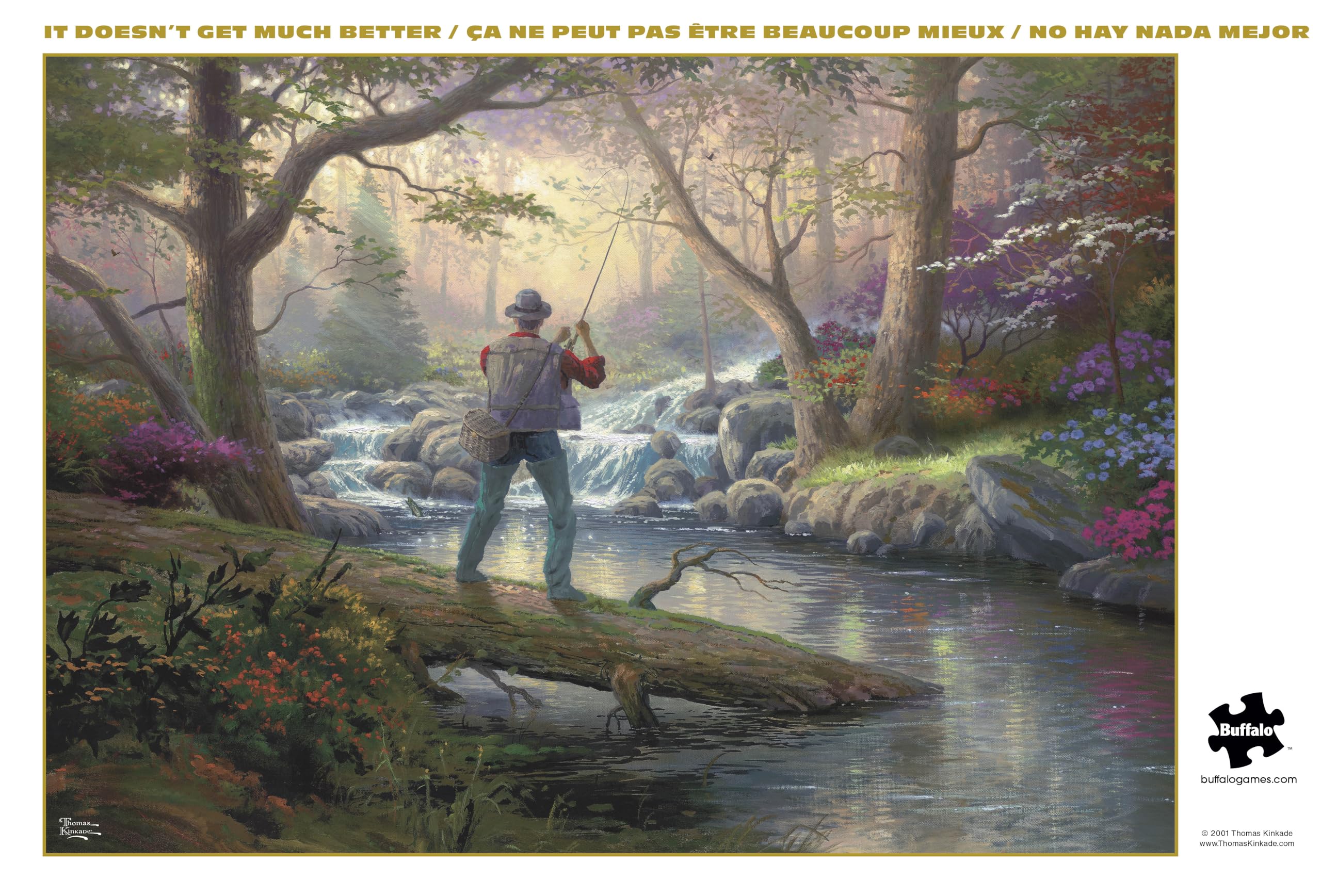 Buffalo Games - Gold - Thomas Kinkade - It Doesn't Get Much Better - 500 Piece Jigsaw Puzzle for Adults - Challenging Puzzle Perfect for Game Nights - Image 4