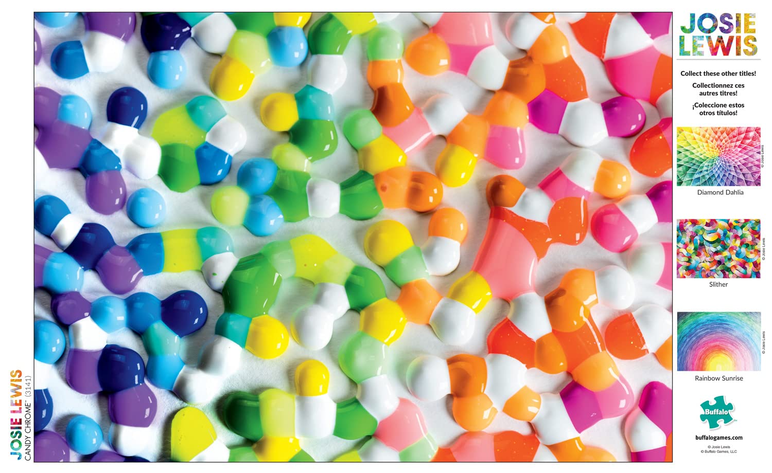 Buffalo Games - Josie Lewis - Candy Chrome - 500 Piece Jigsaw Puzzle - Image 5