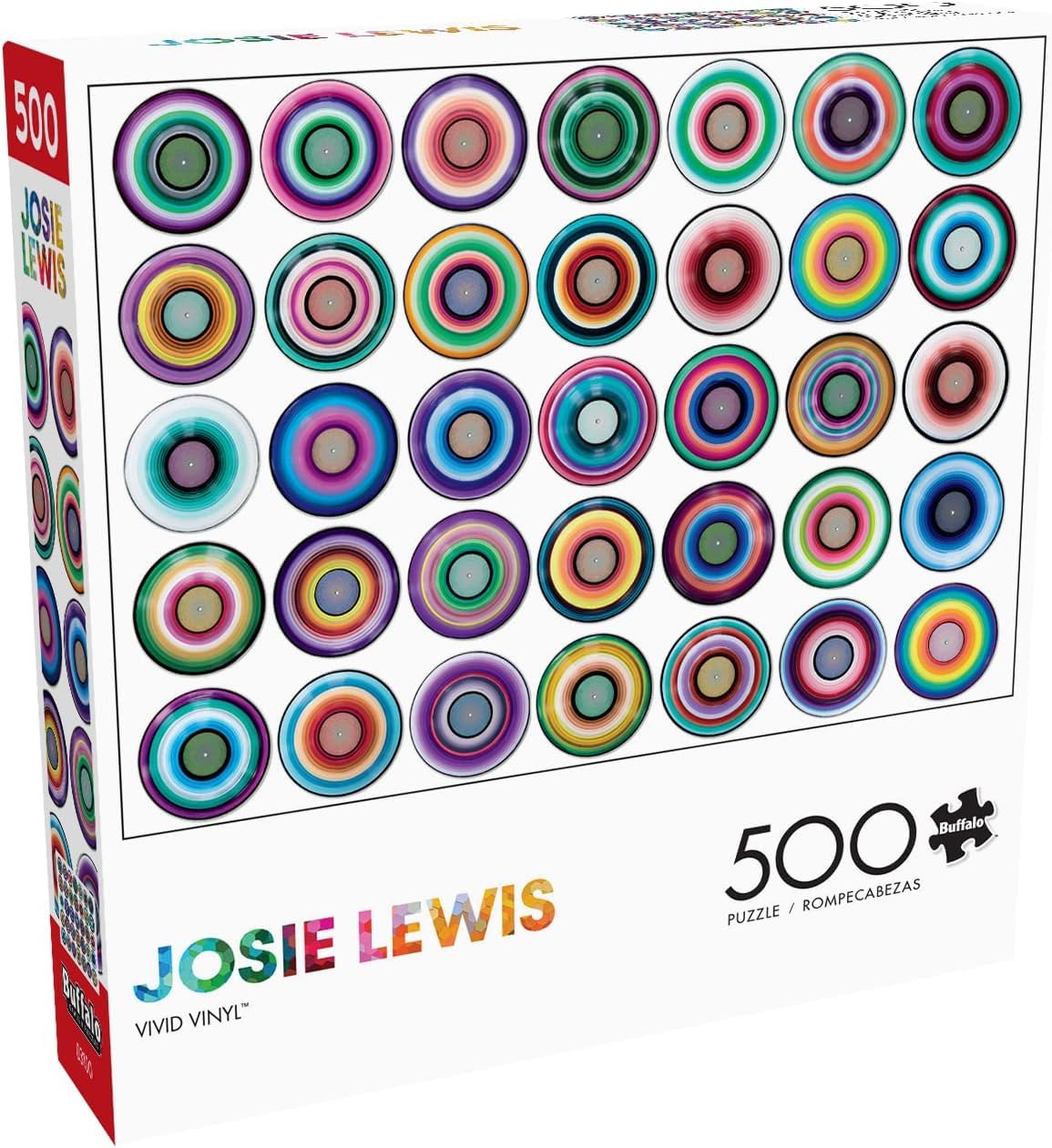 Buffalo Games - Josie Lewis - Vivid Vinyl - 500 Piece Jigsaw Puzzle for Adults -Challenging Puzzle Perfect for Game Nights - Finished Size is 21.25 x 15.00 - Image 3