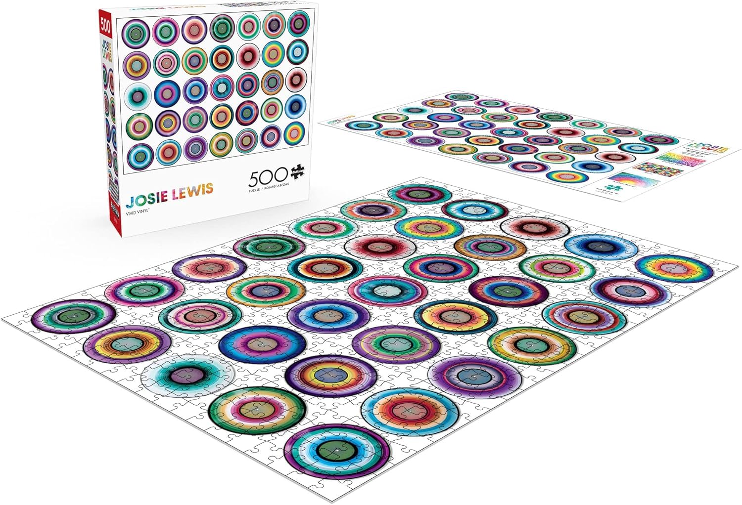 Buffalo Games - Josie Lewis - Vivid Vinyl - 500 Piece Jigsaw Puzzle for Adults -Challenging Puzzle Perfect for Game Nights - Finished Size is 21.25 x 15.00 - Image 4
