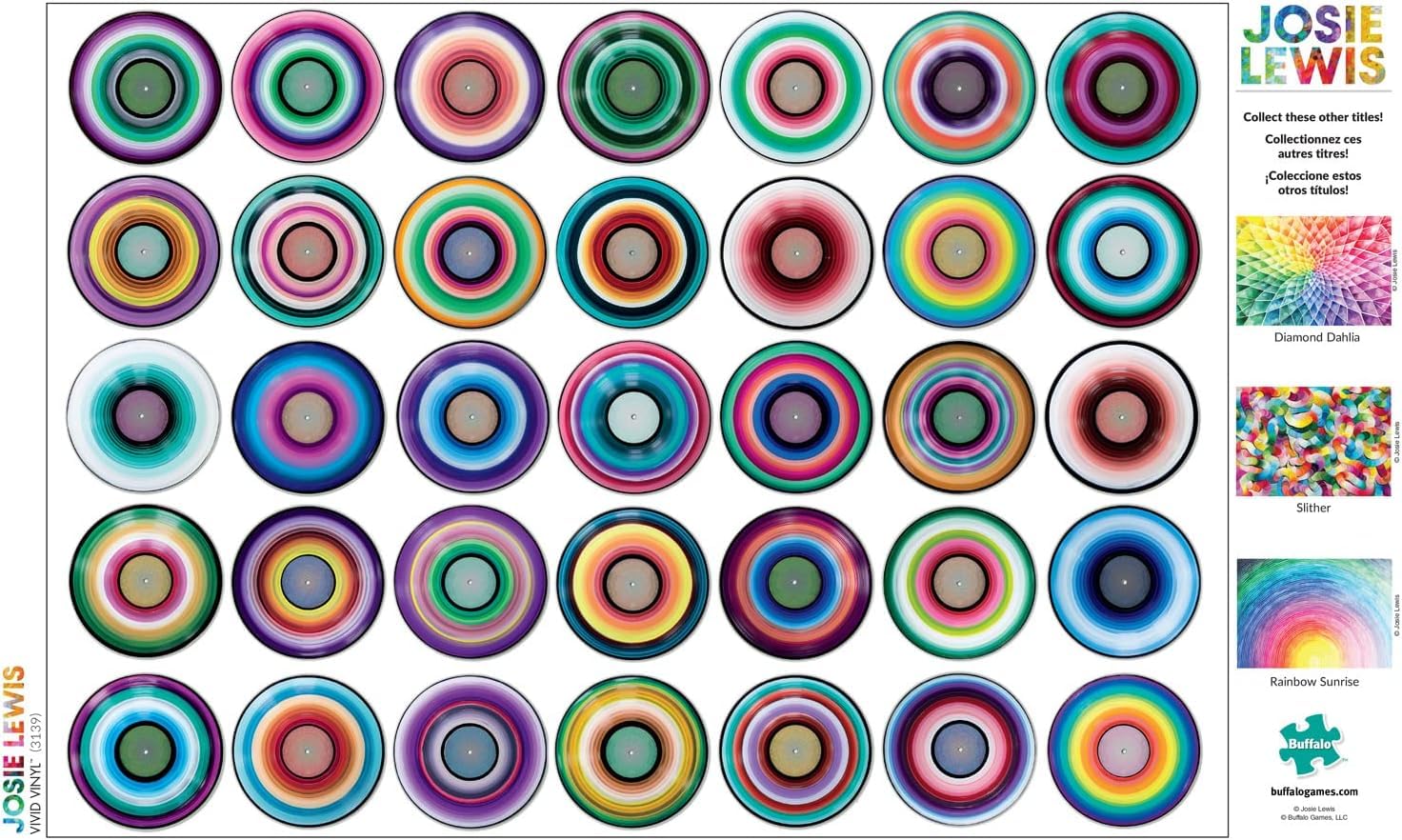 Buffalo Games - Josie Lewis - Vivid Vinyl - 500 Piece Jigsaw Puzzle for Adults -Challenging Puzzle Perfect for Game Nights - Finished Size is 21.25 x 15.00 - Image 5