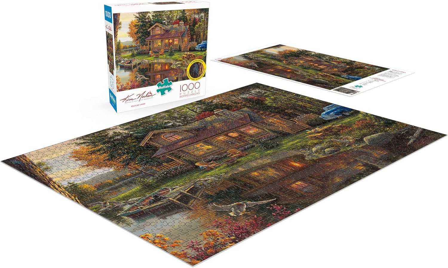 Buffalo Games - Kim Norlien - Peace Like A River - 1000 Piece Jigsaw Puzzle for Adults -Challenging Puzzle Perfect for Game Nights - Finished Size is 26.75 x 19.75 - Image 4
