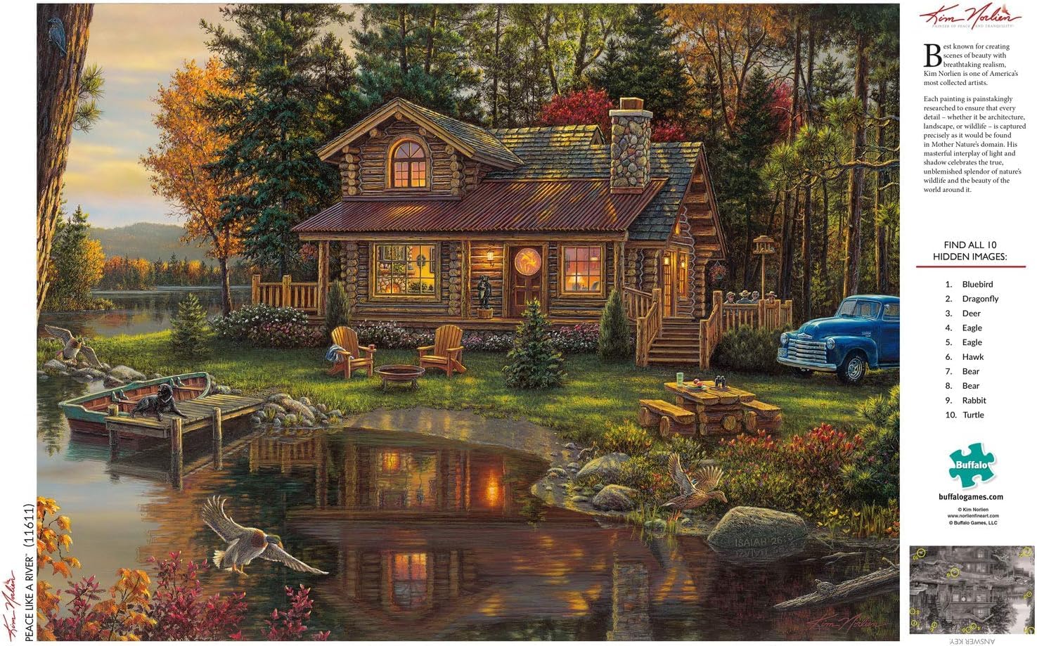 Buffalo Games - Kim Norlien - Peace Like A River - 1000 Piece Jigsaw Puzzle for Adults -Challenging Puzzle Perfect for Game Nights - Finished Size is 26.75 x 19.75 - Image 5