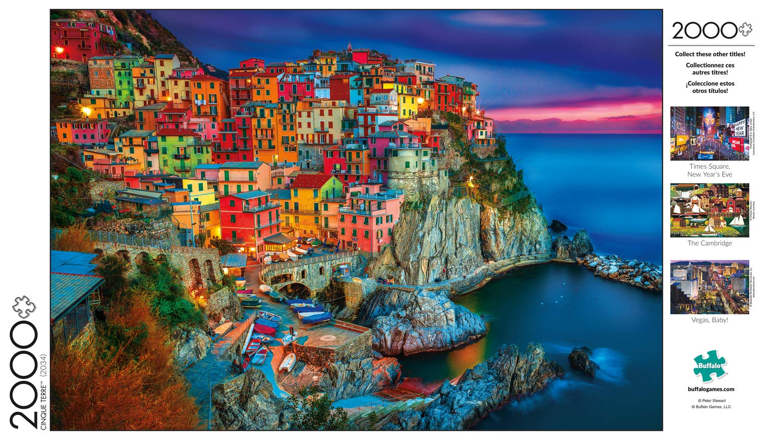 Buffalo Games - Peter Stewart - New Cinque Terre - 2000 Piece Jigsaw Puzzle For Adults -Challenging Puzzle Perfect for Game Nights - Finished Size is 38.50 x 26.50 - Image 7