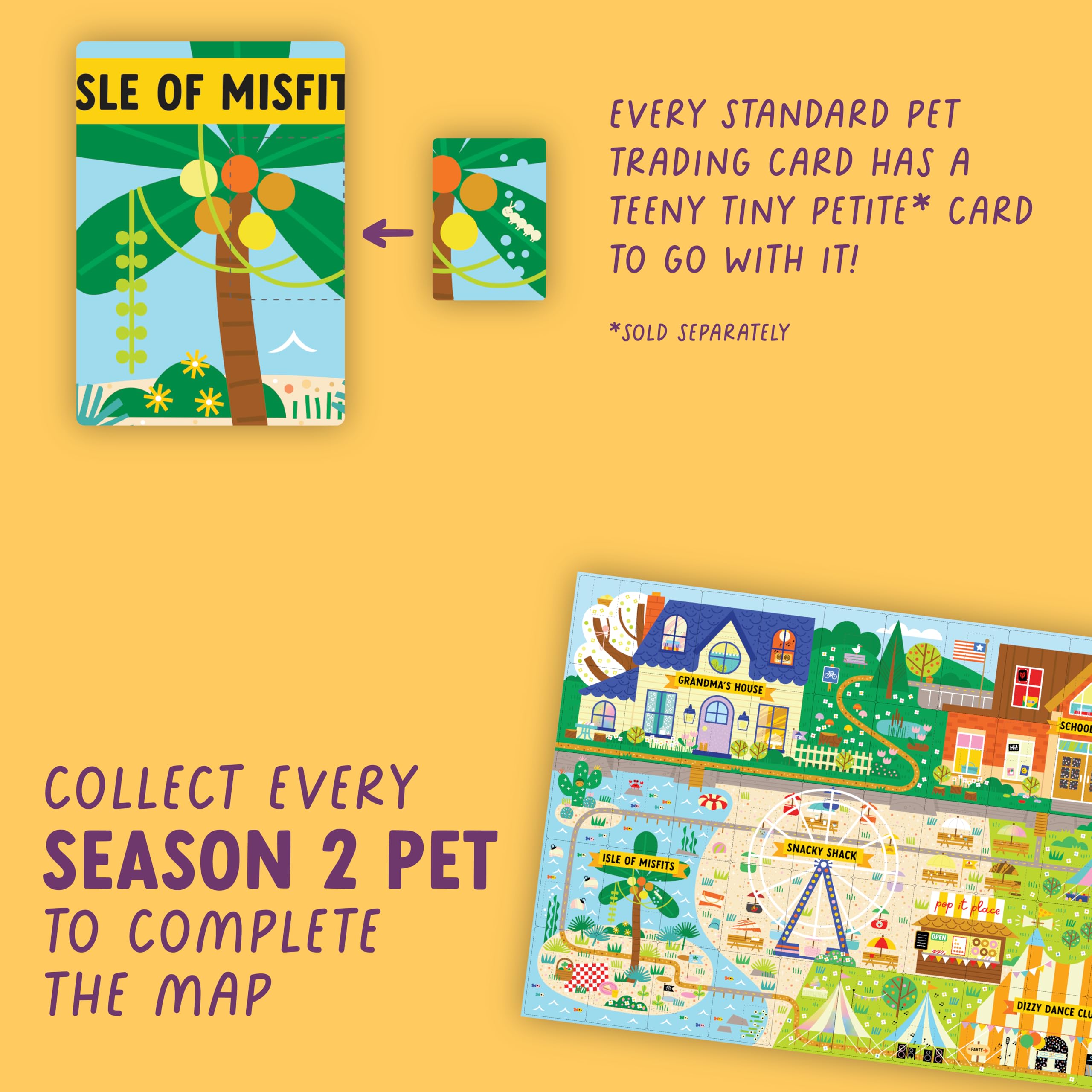 Buffalo Games Pop It Pets - Season 2 - The Ultimate Sensory Fidget Toy - Popping Bubbles and Adorable Characters - Collector map with Cards and Stickers from Buffalo Games - Image 6