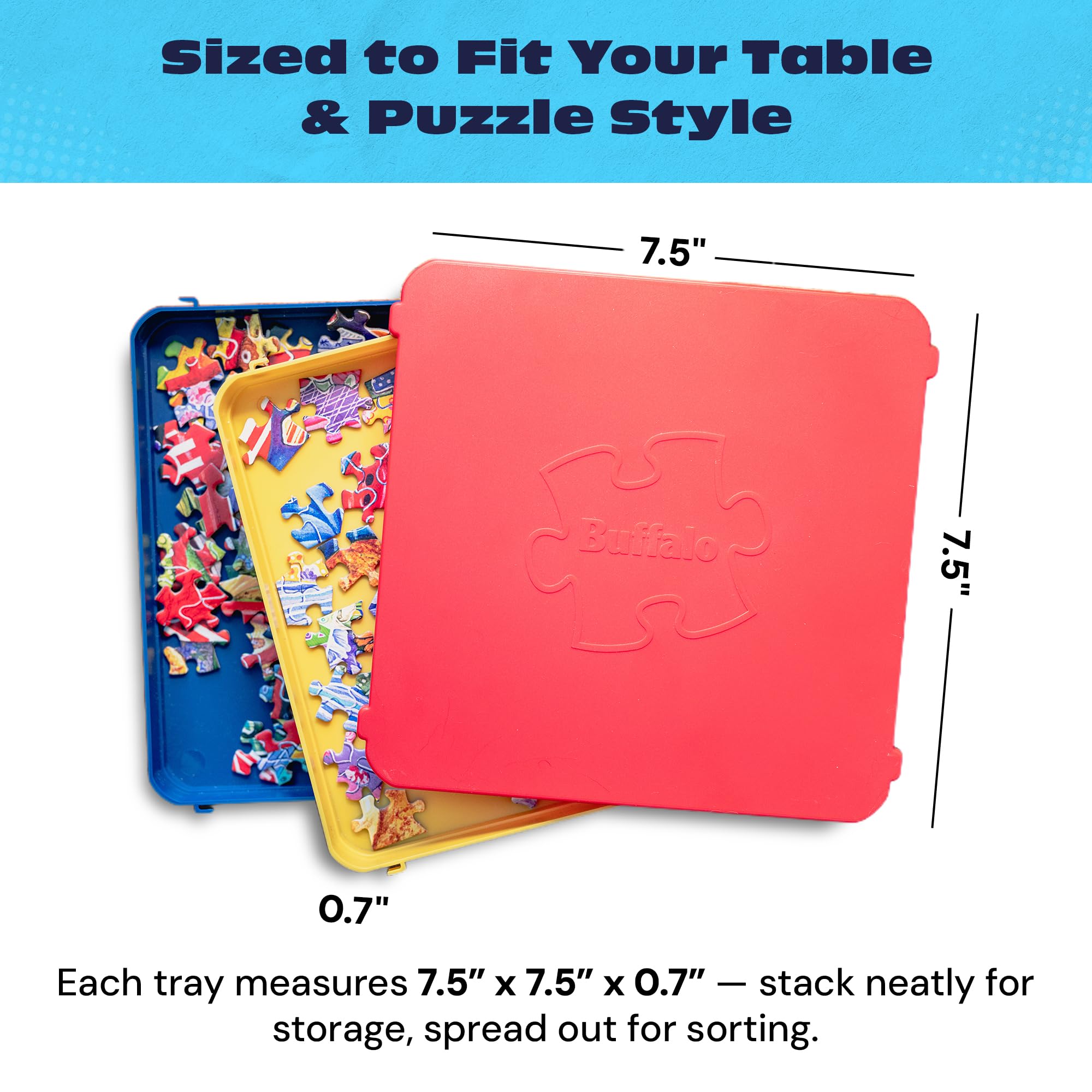 Buffalo Games - Puzzle Sorting Trays - 7 Count (Pack of 1) - Image 3
