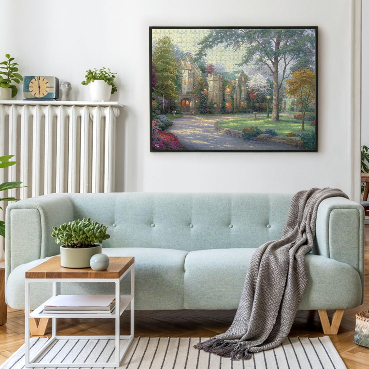 Buffalo Games Sapphire Select – Thomas Kinkade Beyond Summer Gate 1000 Piece Jigsaw Puzzle | Premium Blue Board - Image 4