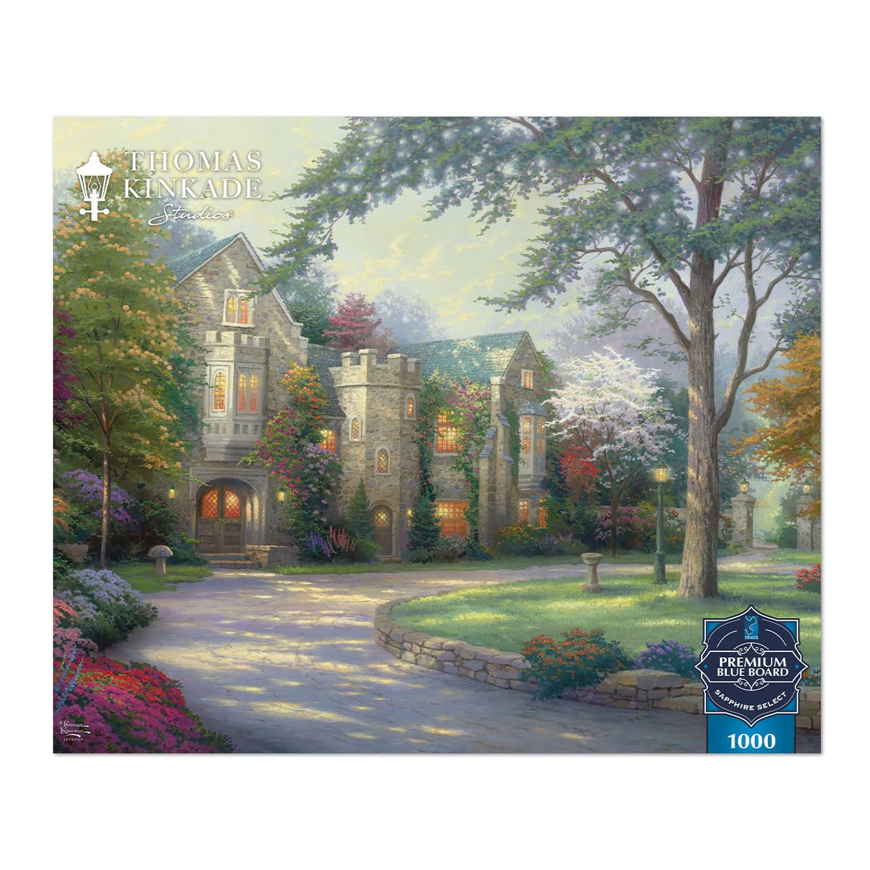 Buffalo Games Sapphire Select – Thomas Kinkade Beyond Summer Gate 1000 Piece Jigsaw Puzzle | Premium Blue Board - Image 6