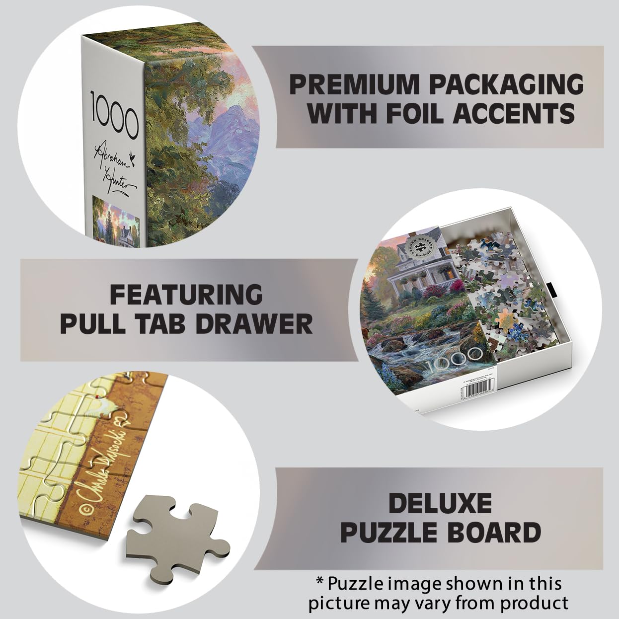 Buffalo Games - Silver Select - Abraham Hunter - Floral Pasture - 1000 Piece Jigsaw Puzzle for Adults -Challenging Puzzle Perfect for Game Nights - Precision-Cut Pieces - Image 6