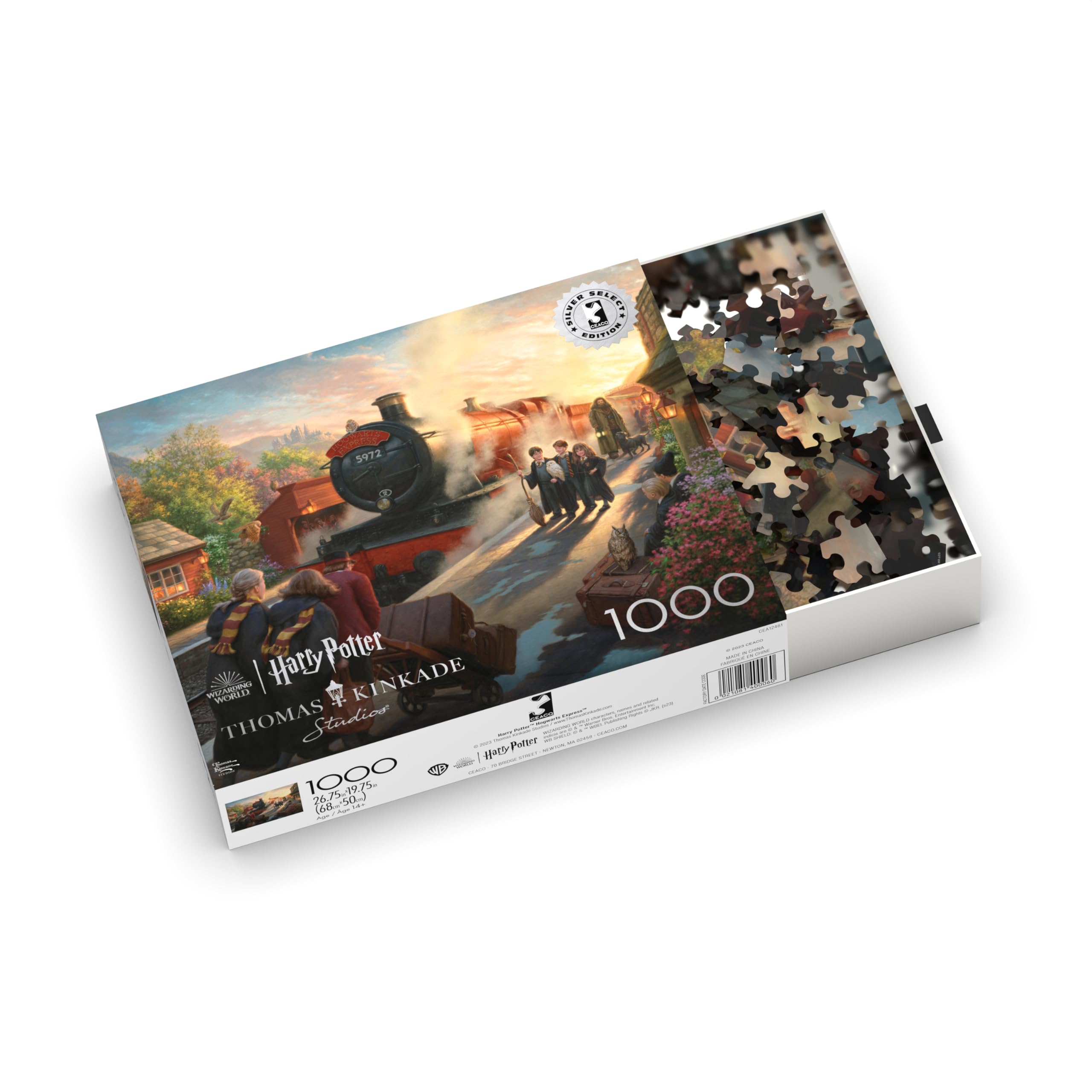 Buffalo Games - Silver Select - Thomas Kinkade - Hogwart's Express - 1000 Piece Jigsaw Puzzle for Adults -Challenging Puzzle Perfect for Game Nights - Finished Size is 26.75 x 19.75 - Image 6