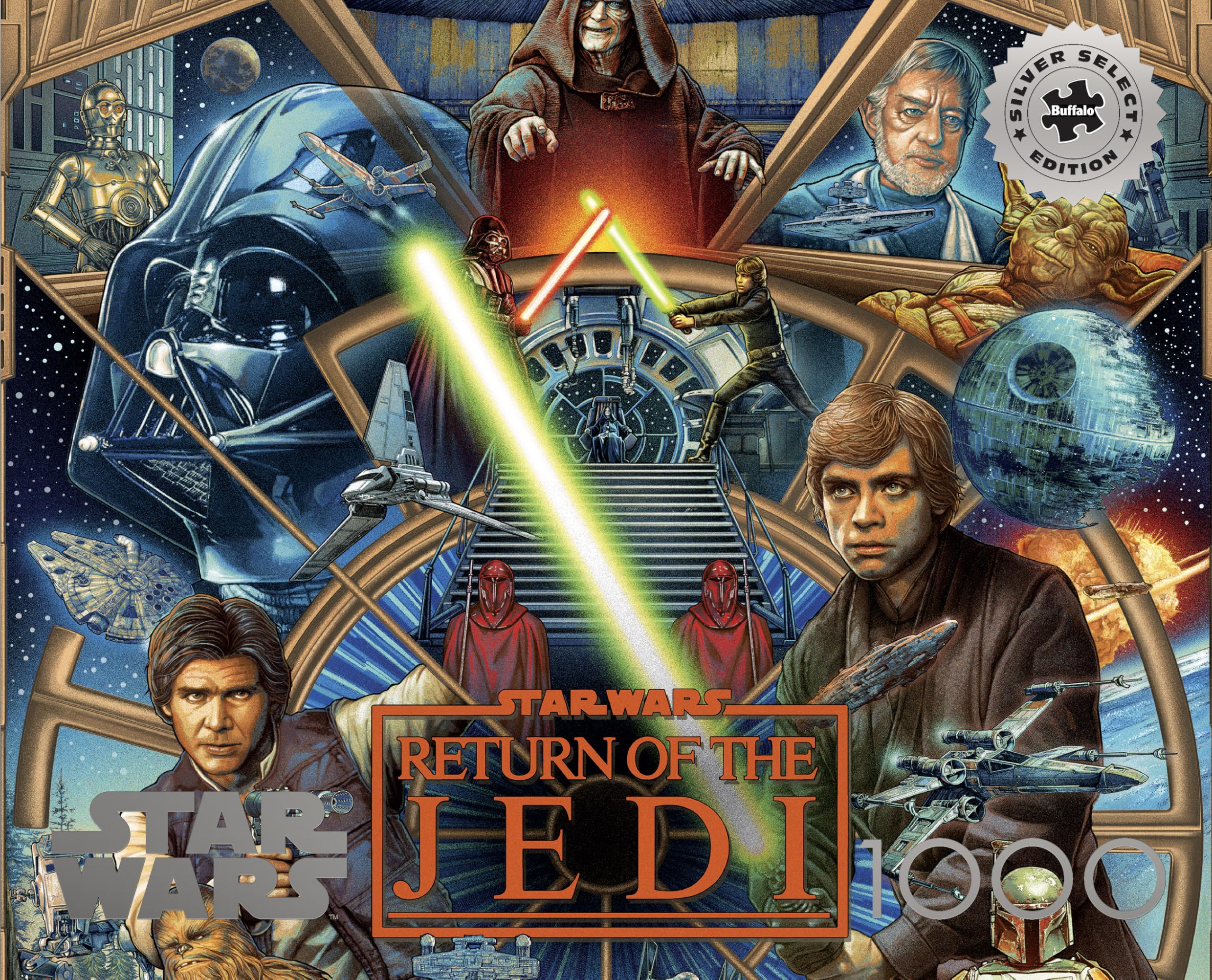 Buffalo Games – Star Wars™ End of an Era - 1000 Piece Silver Select Jigsaw Puzzle - Colorful Puzzles for Adults – Precision-Cut Pieces, Beautiful Artwork, and Hours of Relaxing Fun - Image 3