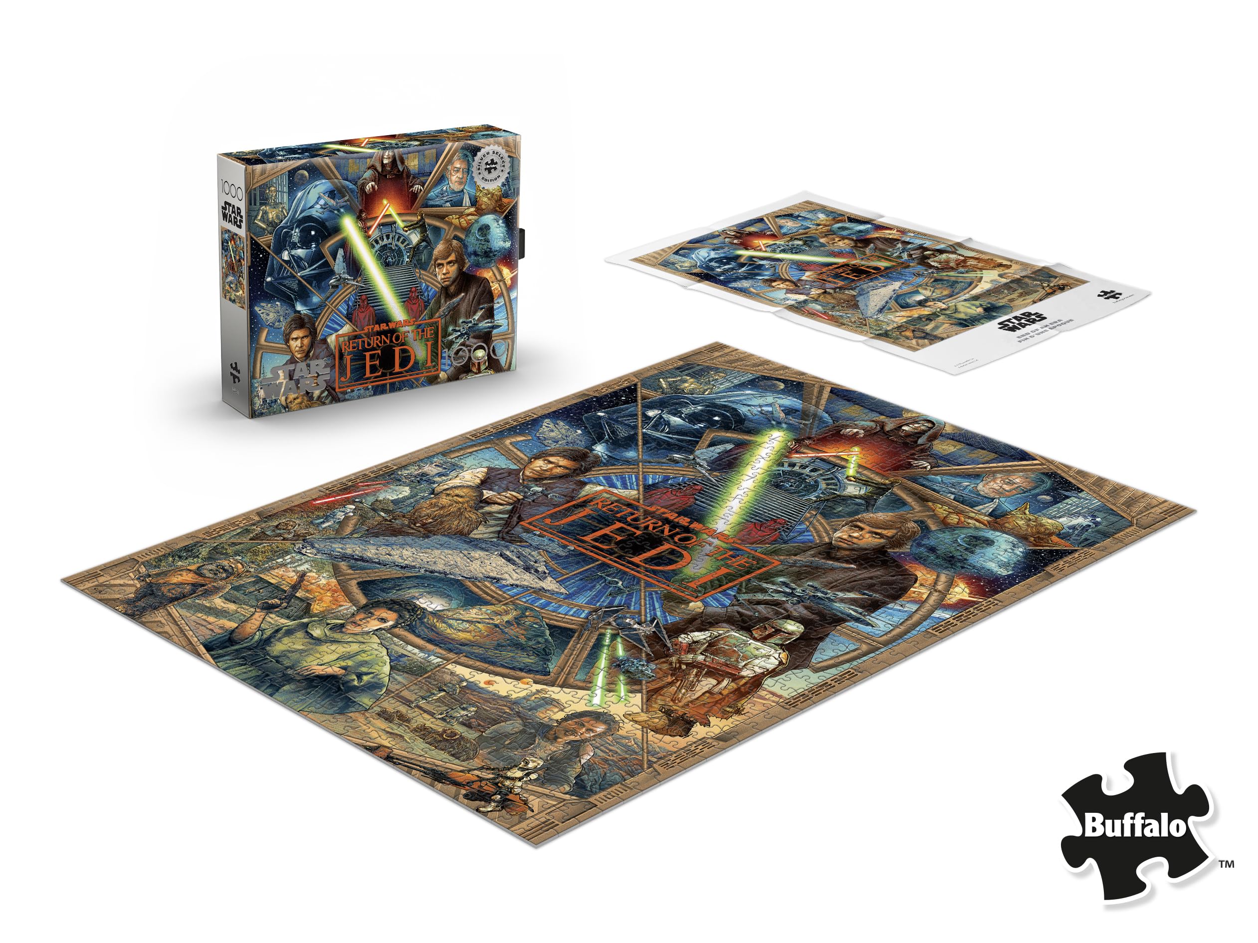 Buffalo Games – Star Wars™ End of an Era - 1000 Piece Silver Select Jigsaw Puzzle - Colorful Puzzles for Adults – Precision-Cut Pieces, Beautiful Artwork, and Hours of Relaxing Fun - Image 4