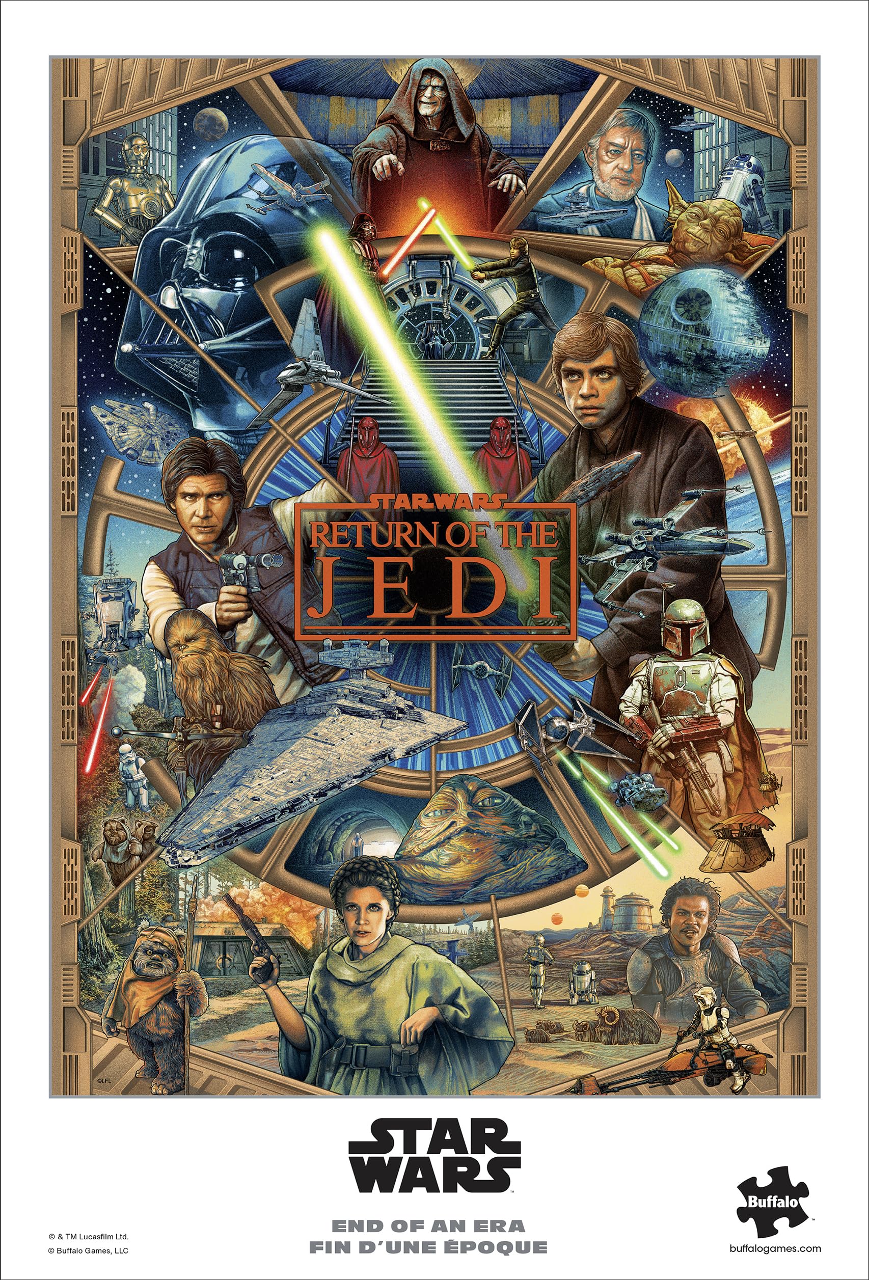 Buffalo Games – Star Wars™ End of an Era - 1000 Piece Silver Select Jigsaw Puzzle - Colorful Puzzles for Adults – Precision-Cut Pieces, Beautiful Artwork, and Hours of Relaxing Fun - Image 5