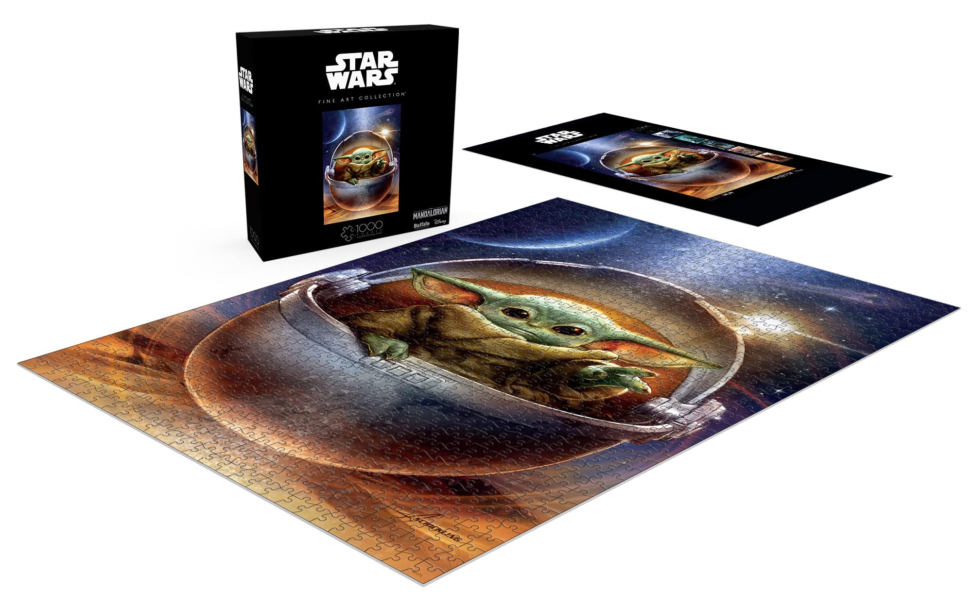 Buffalo Games - Star Wars - Galactic Child - 1000 Piece Jigsaw Puzzle for Adults Challenging Puzzle Perfect for Game Nights - Finished Puzzle Size is 26.75 x 19.75 - Image 4