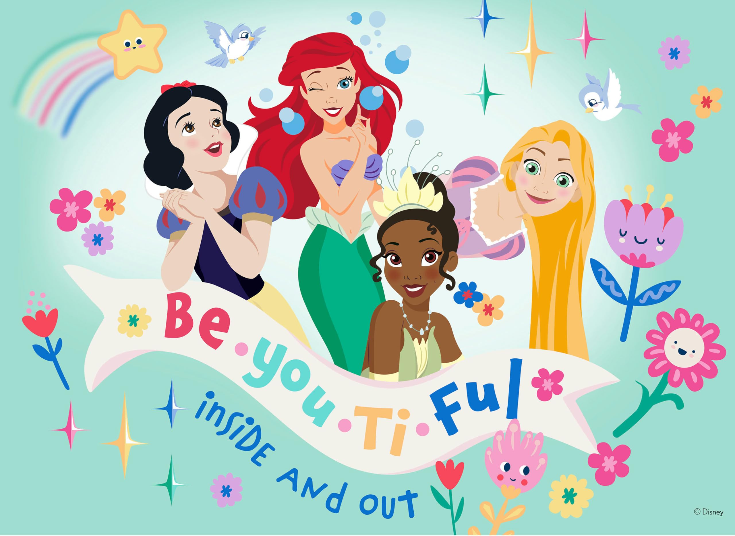 Ceaco 4 in 1 Kids Disney Princess with Effects Multipack Jigsaw Puzzle - Disney - Engaging Puzzles Perfect for Game Nights - Finished Size Varies - Image 5