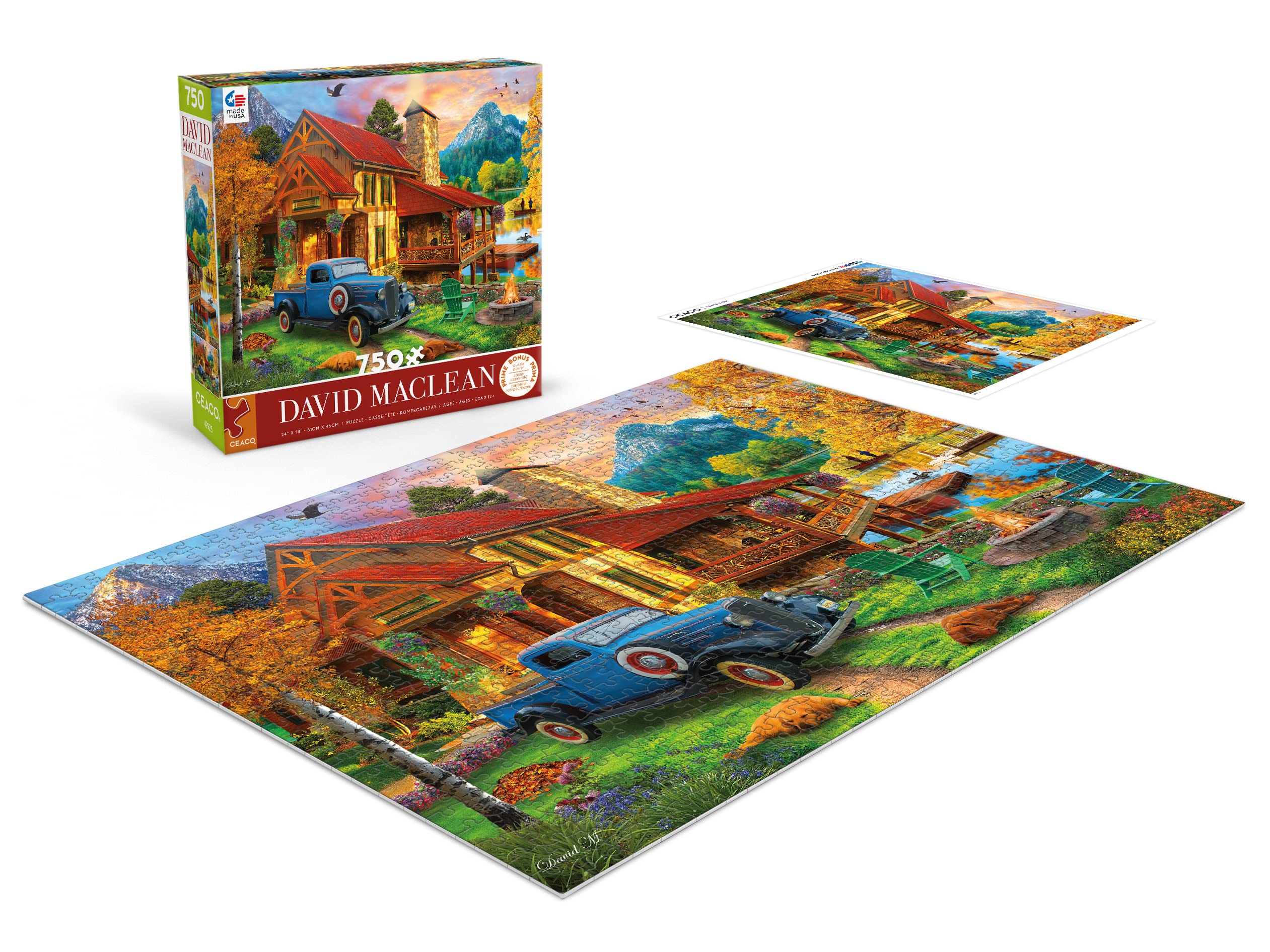 Ceaco - David Maclean - The Getaway - 750 Piece Jigsaw Puzzle - Image 4