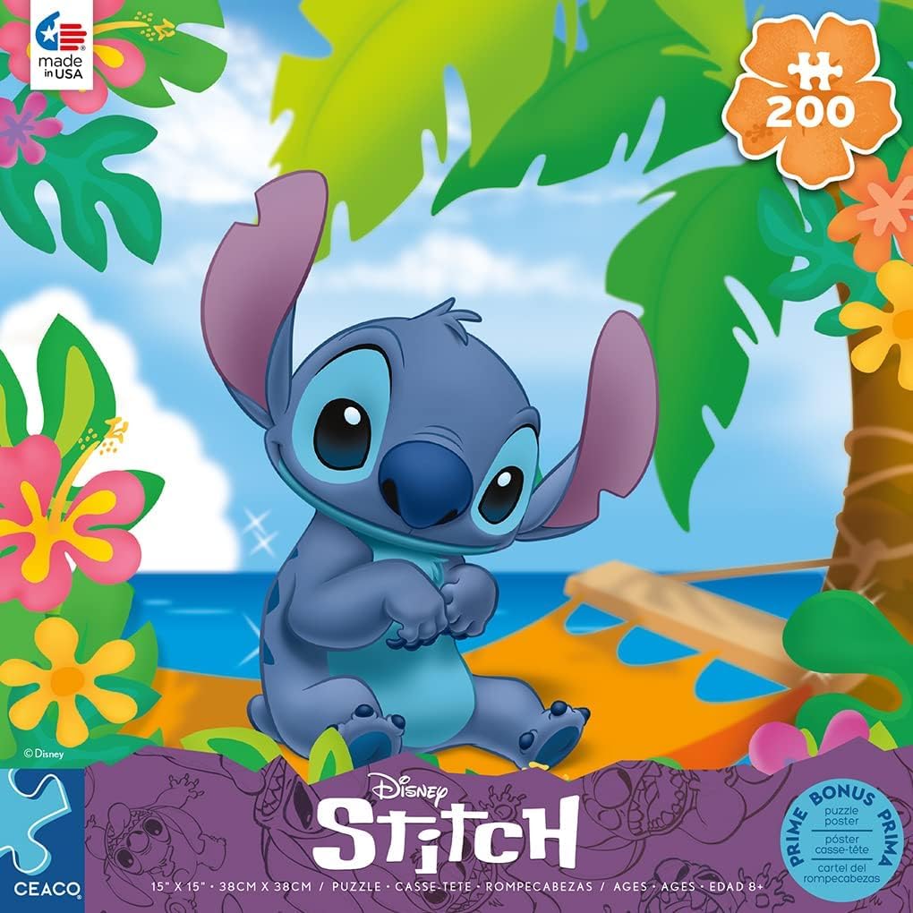 Ceaco - Disney Friends - Flower Power Stitch - 200 Piece Jigsaw Puzzle - Image 3