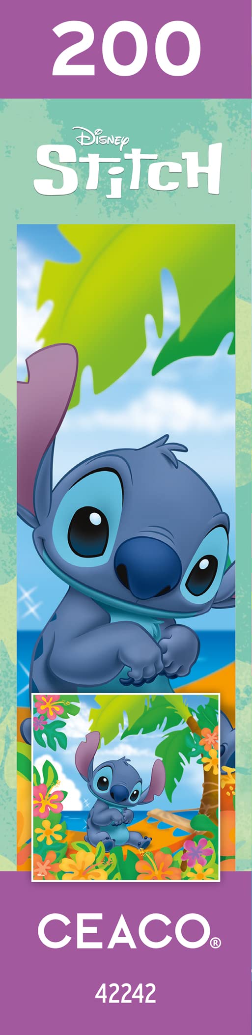 Ceaco - Disney Friends - Flower Power Stitch - 200 Piece Jigsaw Puzzle - Image 8