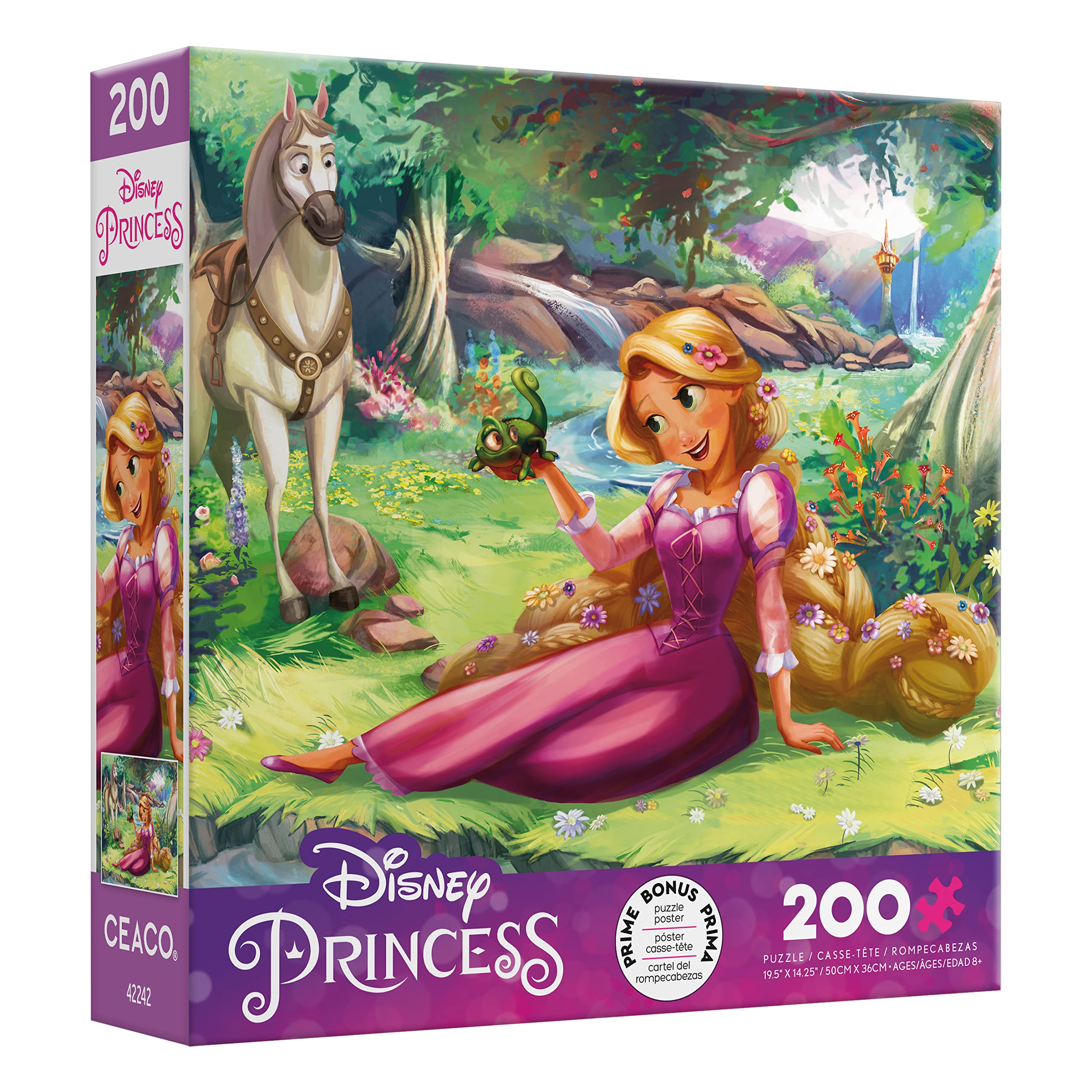 Ceaco - Disney Friends - Rapunzel and Pascal - 200 Piece Jigsaw Puzzle - Image 3