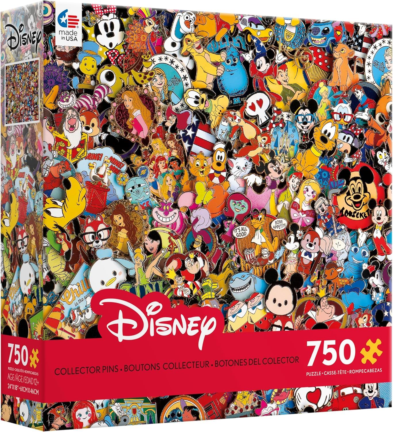 Ceaco - Disney - Photo Magic Pins - 750 Piece Jigsaw Puzzle - Image 3