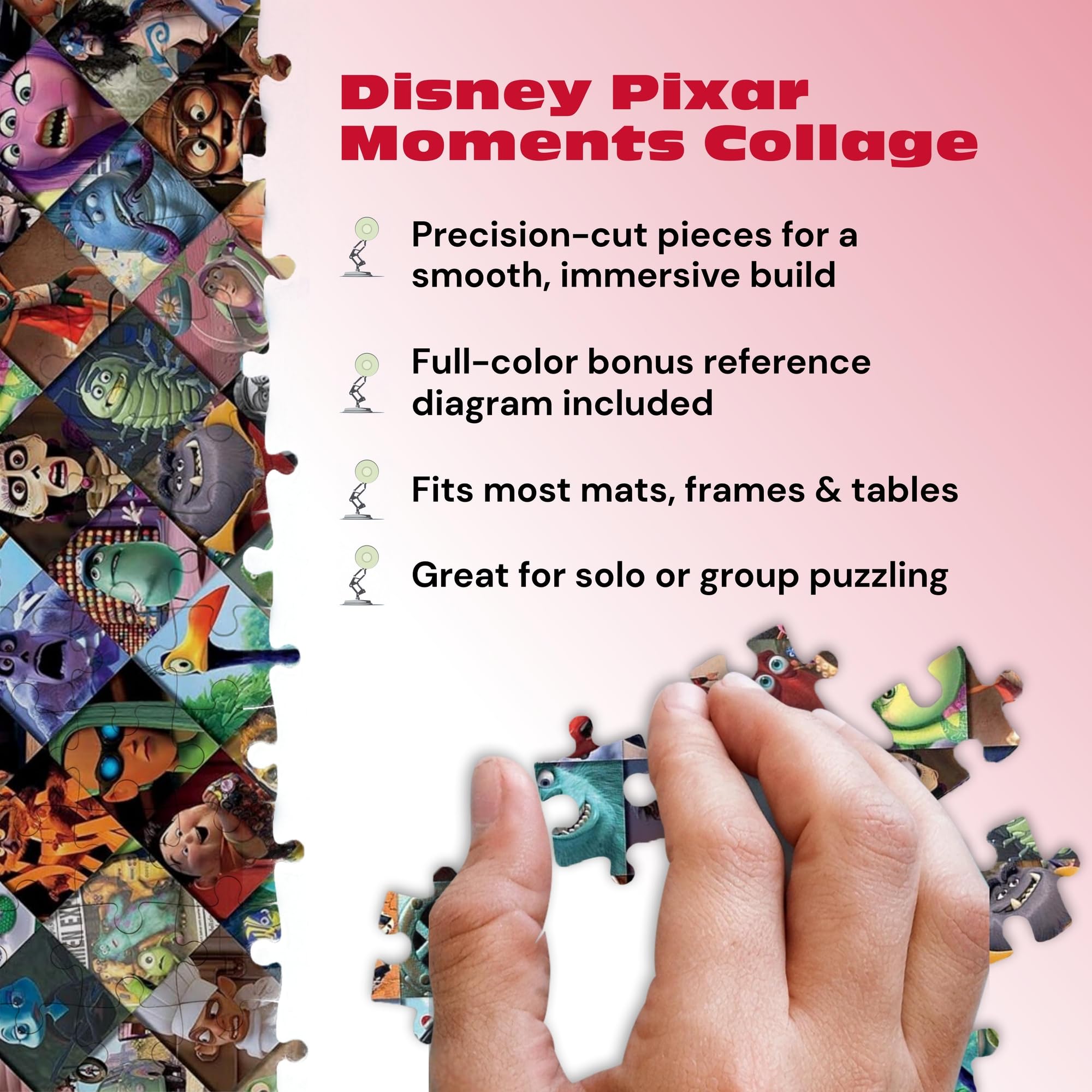 Ceaco - Disney/Pixar Clips - 2000 Piece Jigsaw Puzzle , 5" - Image 6