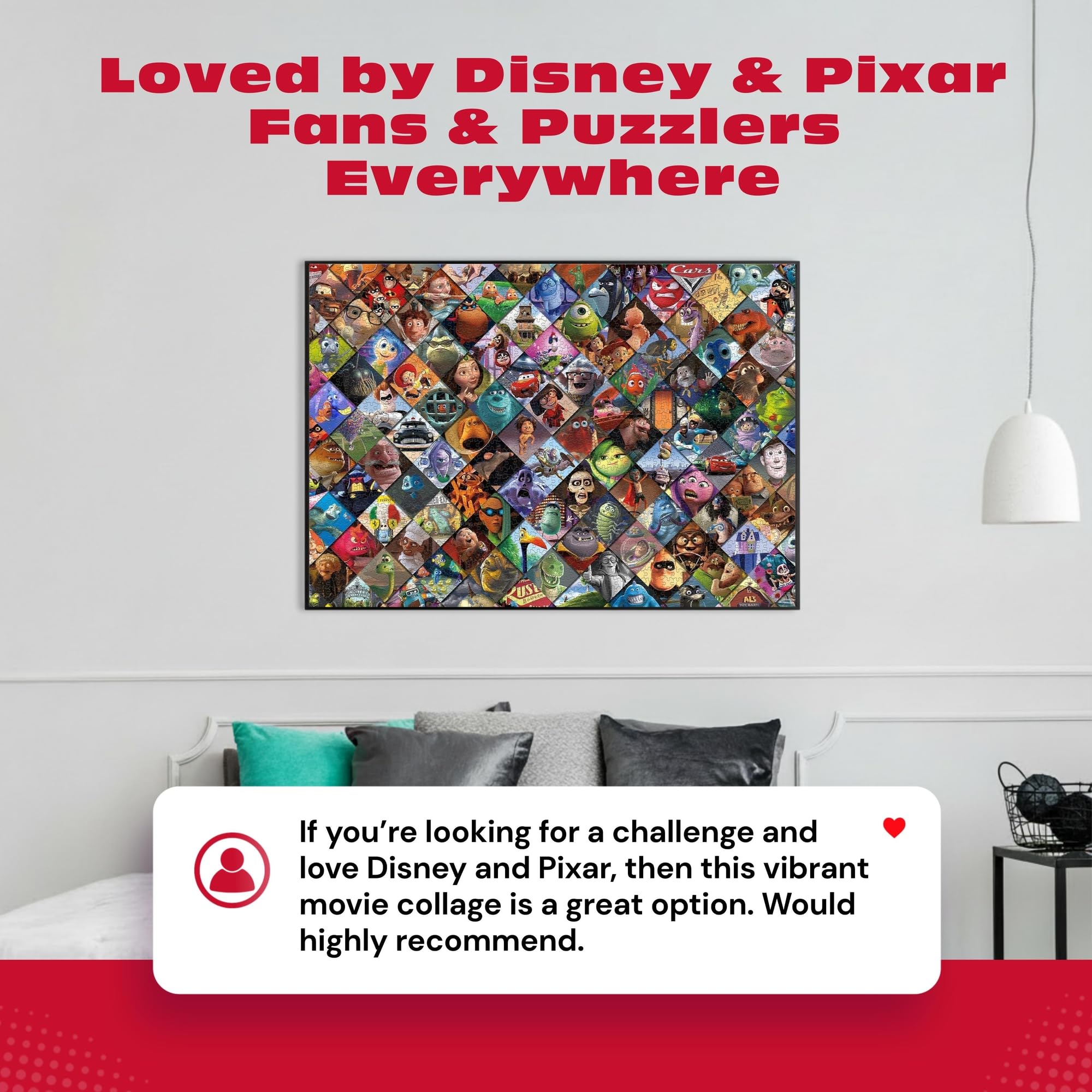 Ceaco - Disney/Pixar Clips - 2000 Piece Jigsaw Puzzle , 5" - Image 9