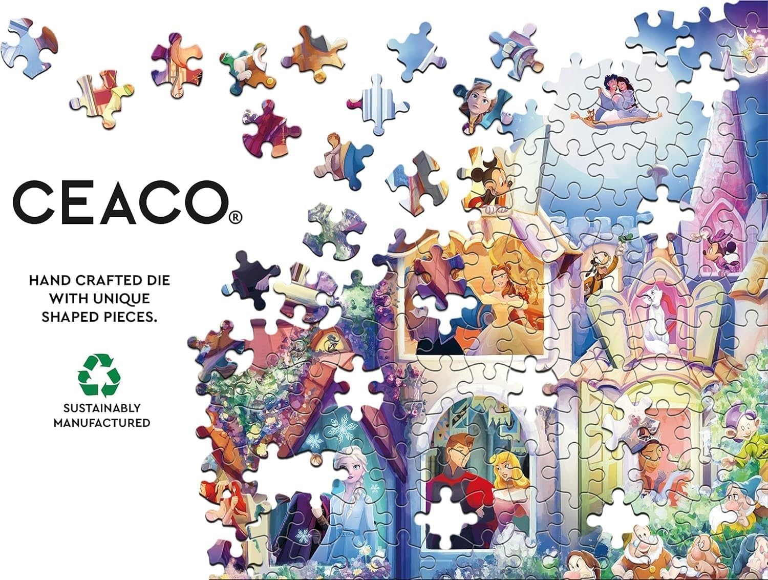 Ceaco - Disney - Princess Castle - 2000 Piece Jigsaw Puzzle - Image 5