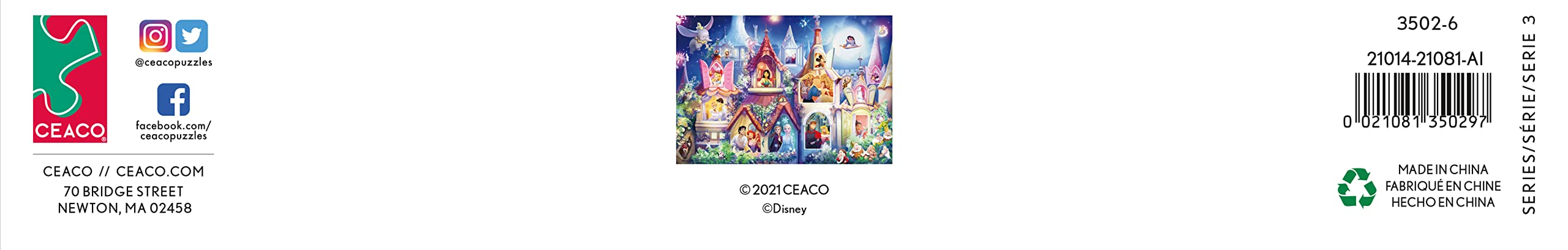 Ceaco - Disney - Princess Castle - 2000 Piece Jigsaw Puzzle - Image 6
