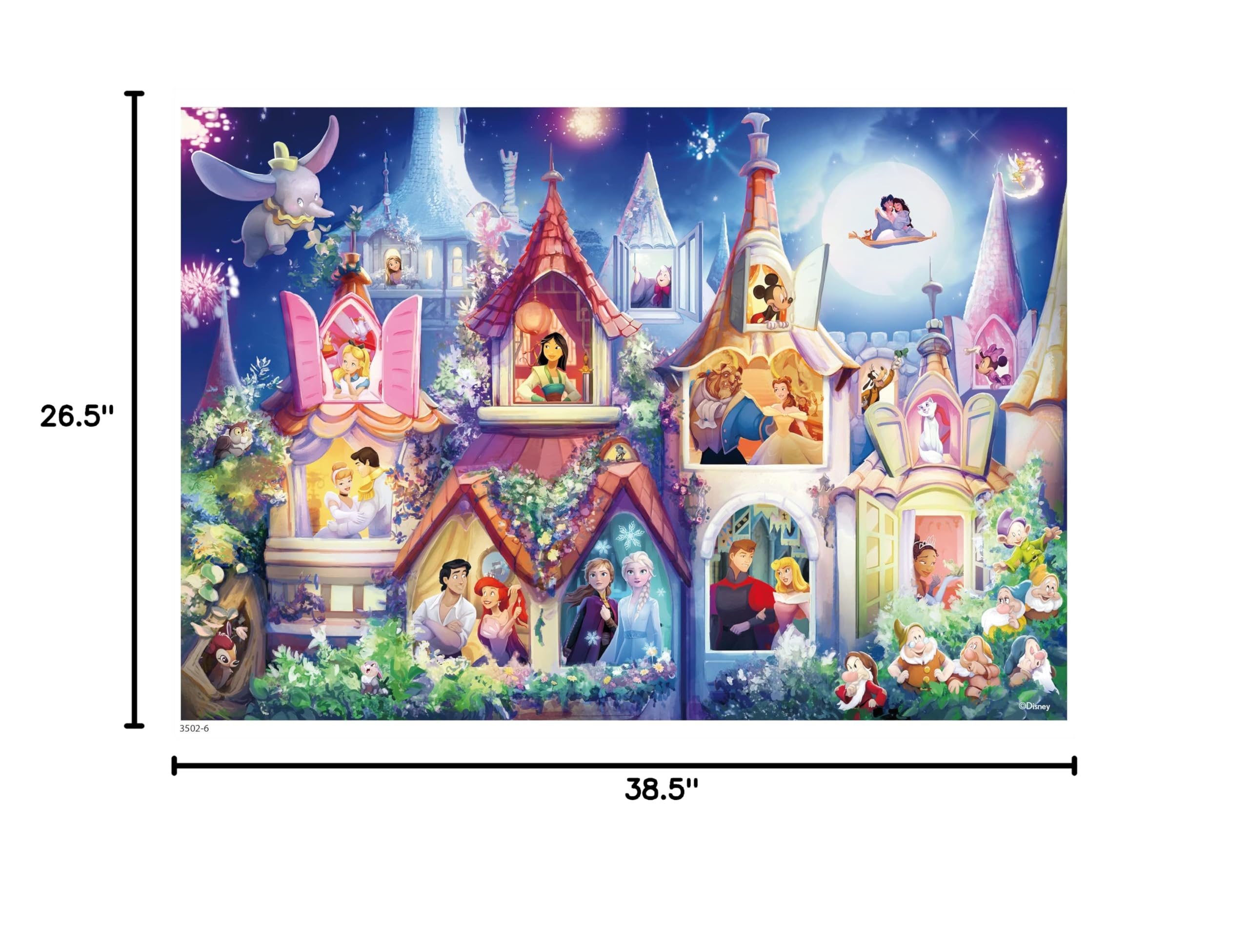 Ceaco - Disney - Princess Castle - 2000 Piece Jigsaw Puzzle - Image 8