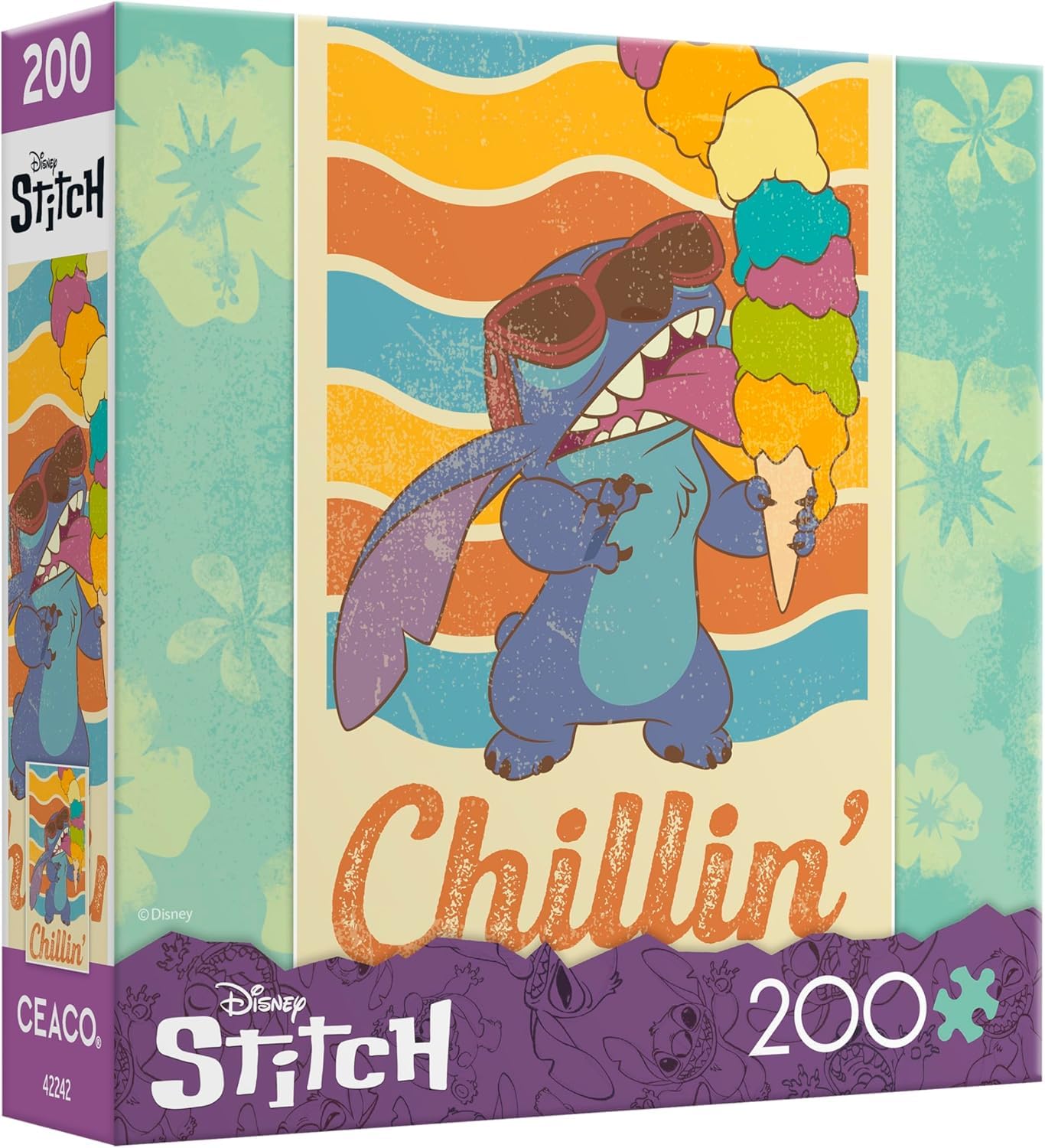 Ceaco - Disney - Stitch - Wear Your Shades - 200 Piece Jigsaw Puzzle - Image 3