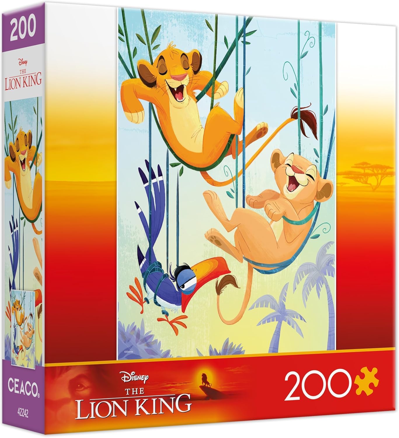 Ceaco - Disney - The Lion King - Lion King Best Friends - 200 Piece Jigsaw Puzzle - Image 3