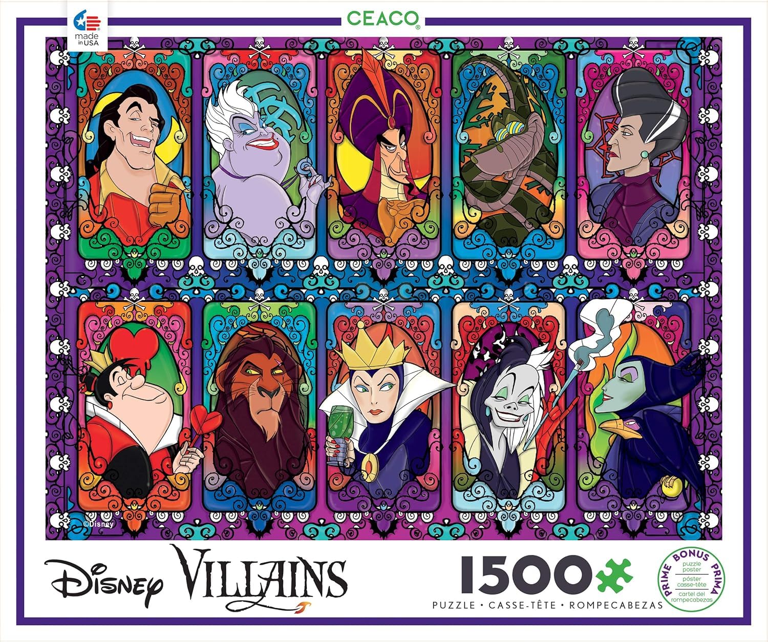 Ceaco - Disney - Villains 2 - 1500 Piece Jigsaw Puzzle - Image 5