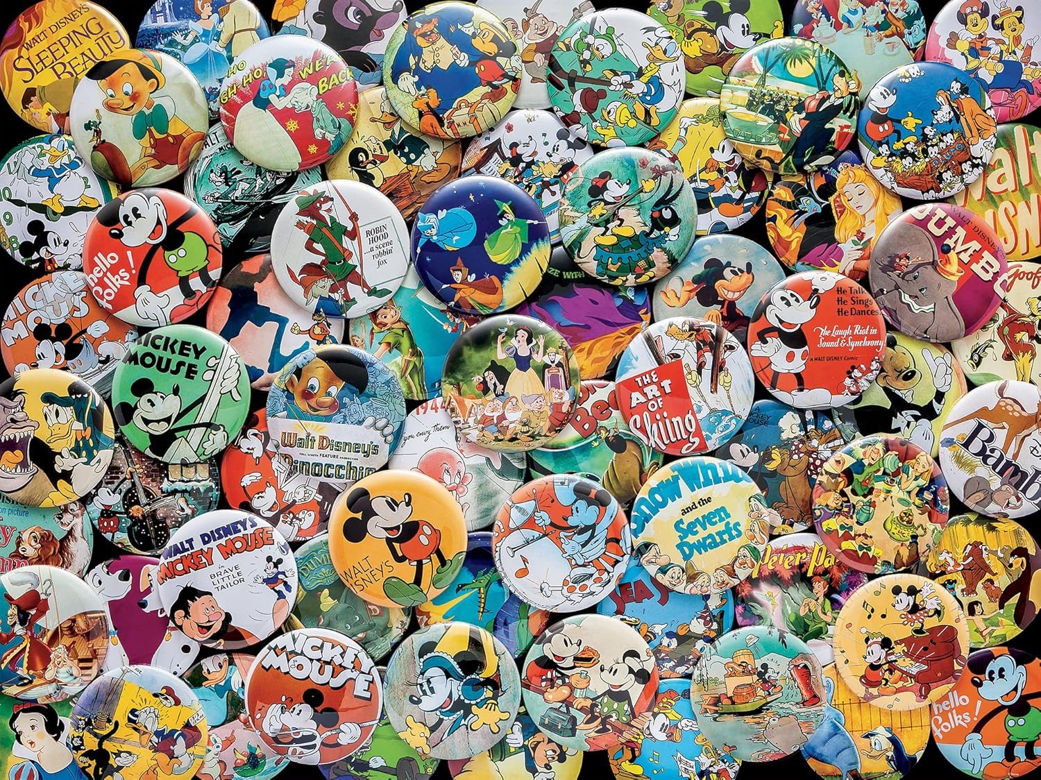 Ceaco - Disney - Vintage Buttons - 750 Piece Jigsaw Puzzle - Image 6
