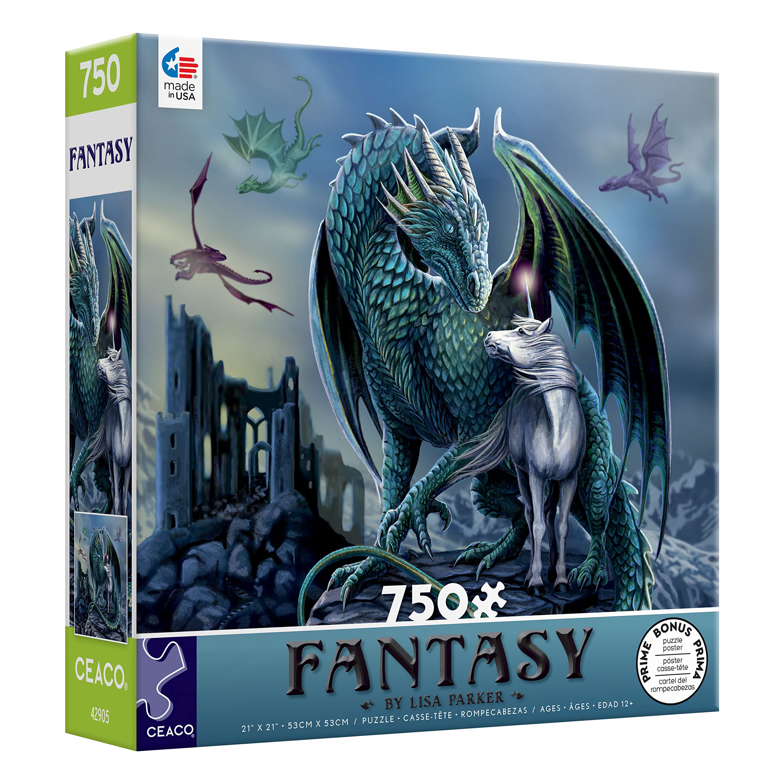 Ceaco - Fantasy - Protector of Magic Jigsaw Puzzle - 750 Piece Jigsaw Puzzle - Image 3