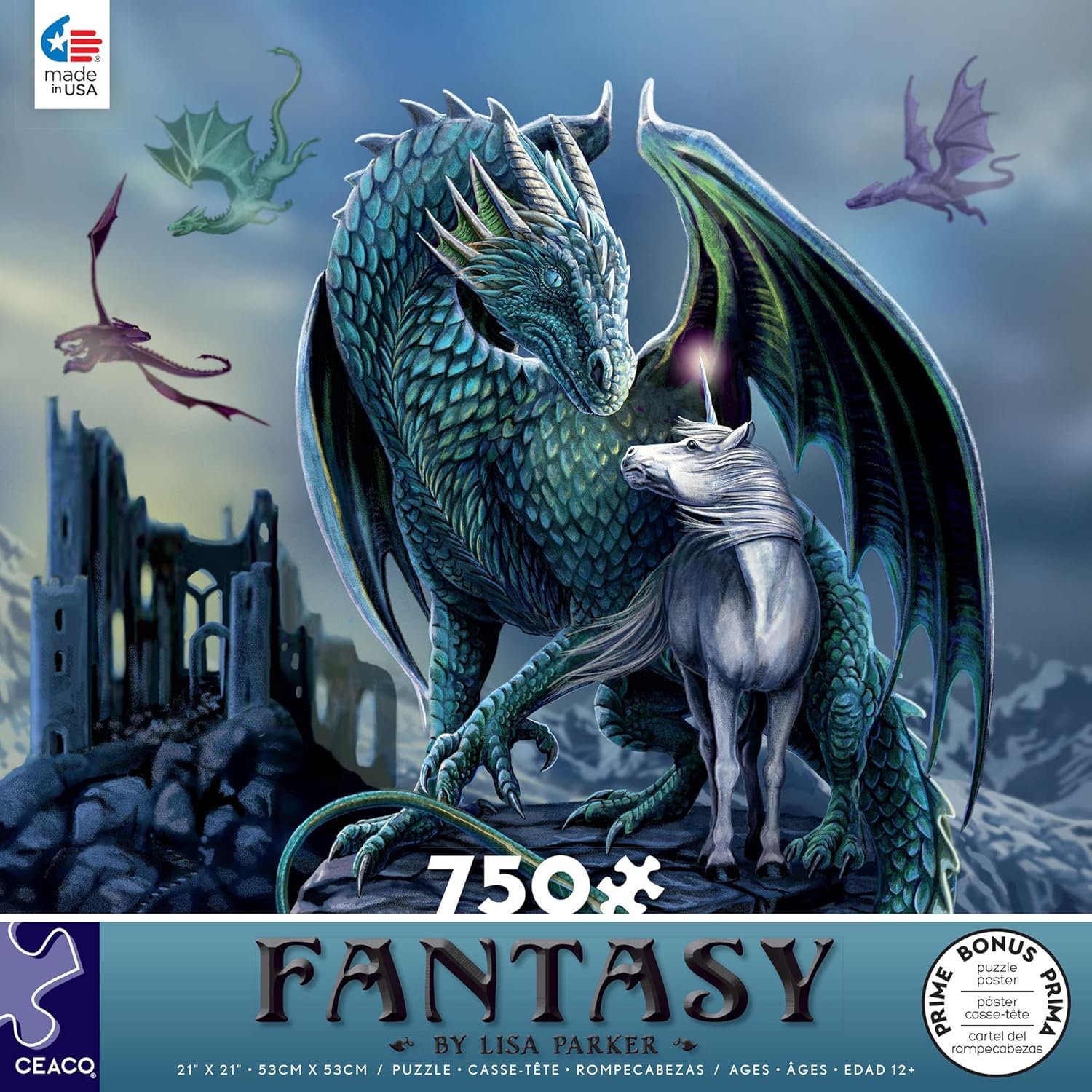 Ceaco - Fantasy - Protector of Magic Jigsaw Puzzle - 750 Piece Jigsaw Puzzle - Image 5