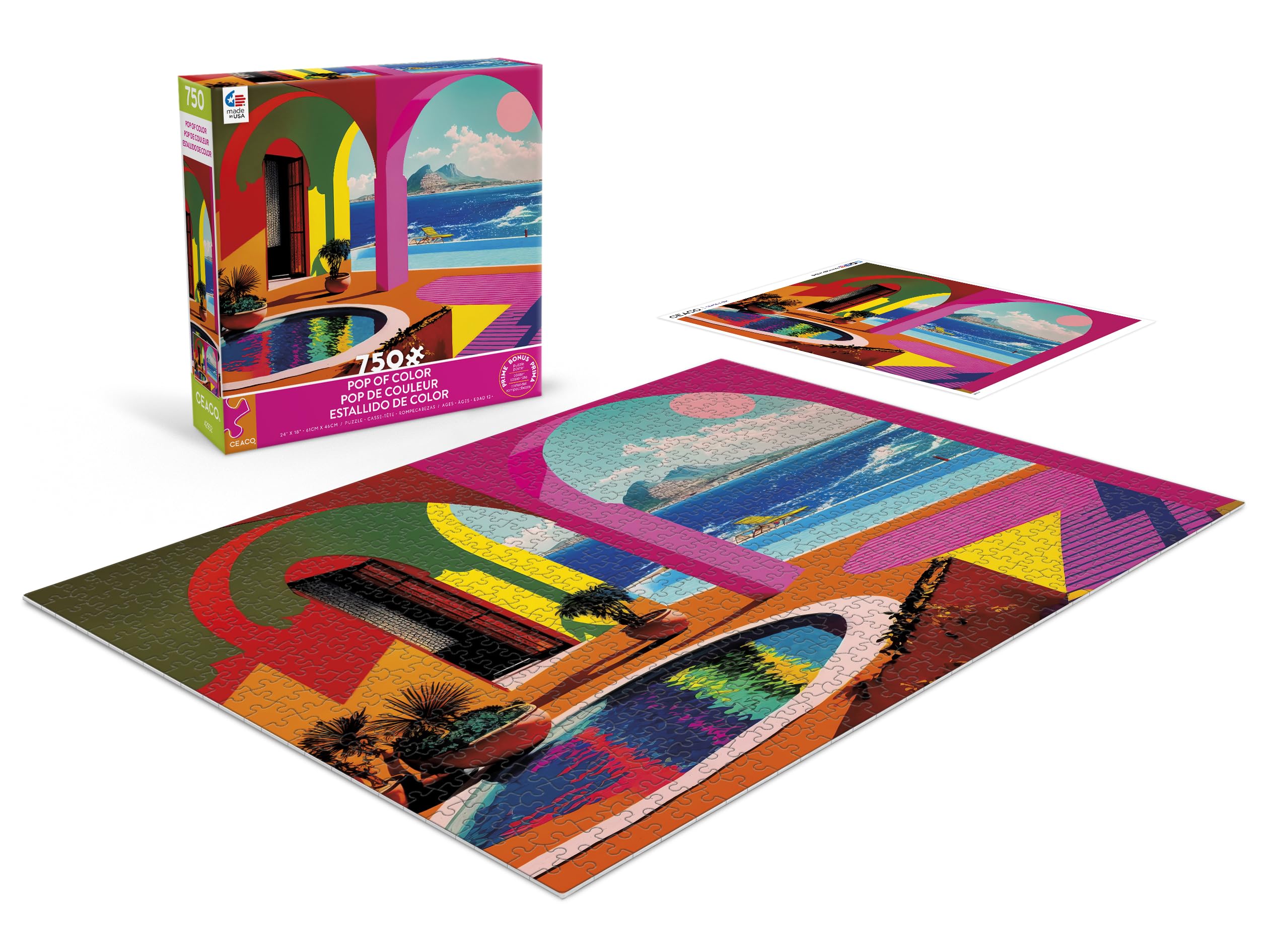 Ceaco - Pop of Color - 750 Piece Jigsaw Puzzle - Image 4