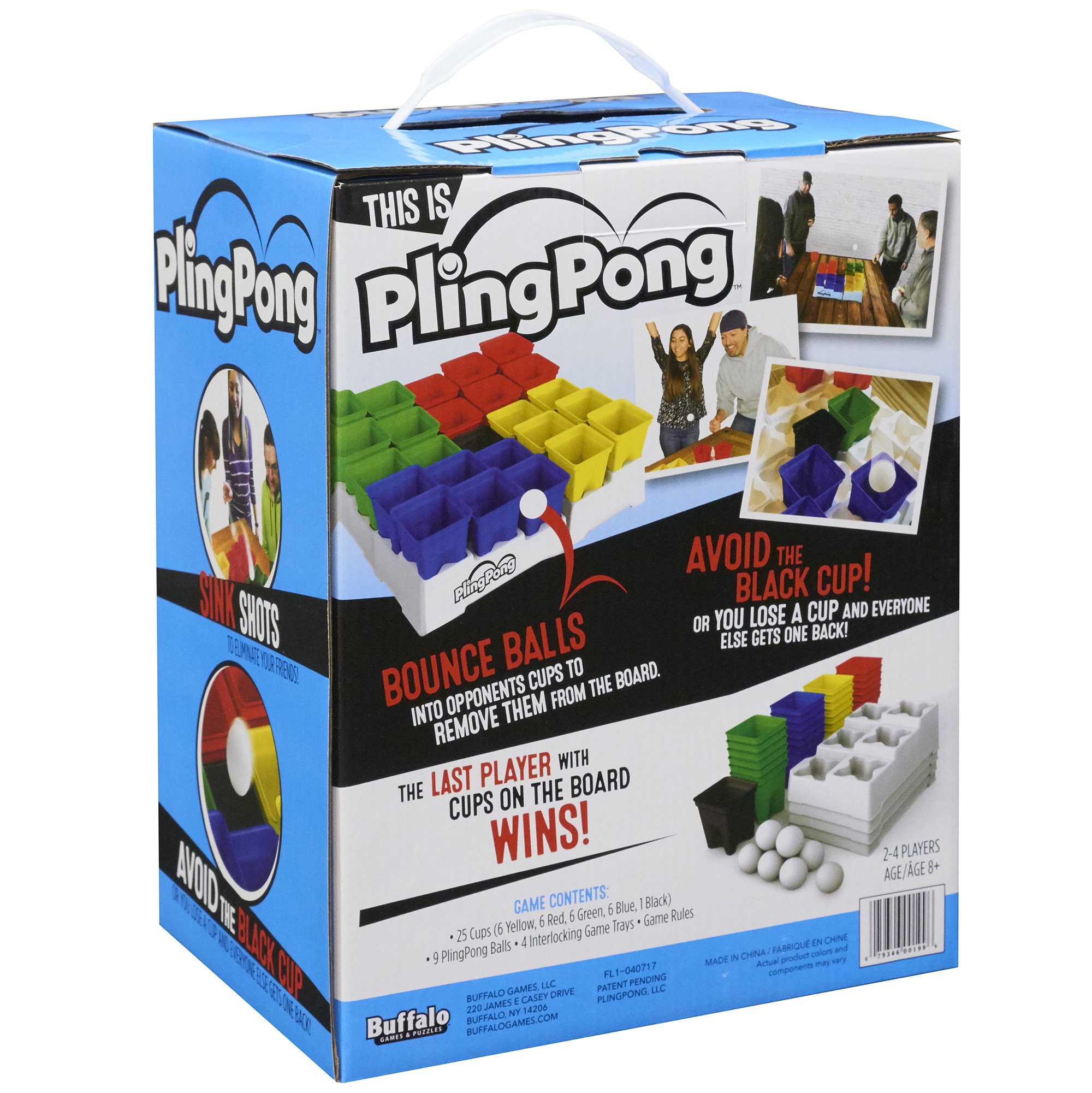 PlingPong Tabletop Party Game – Fast-Paced Bounce Ball Strategy Game for Kids & Adults, 2–4 Players, Ages 8+, Family & Game Night Fun - Image 3