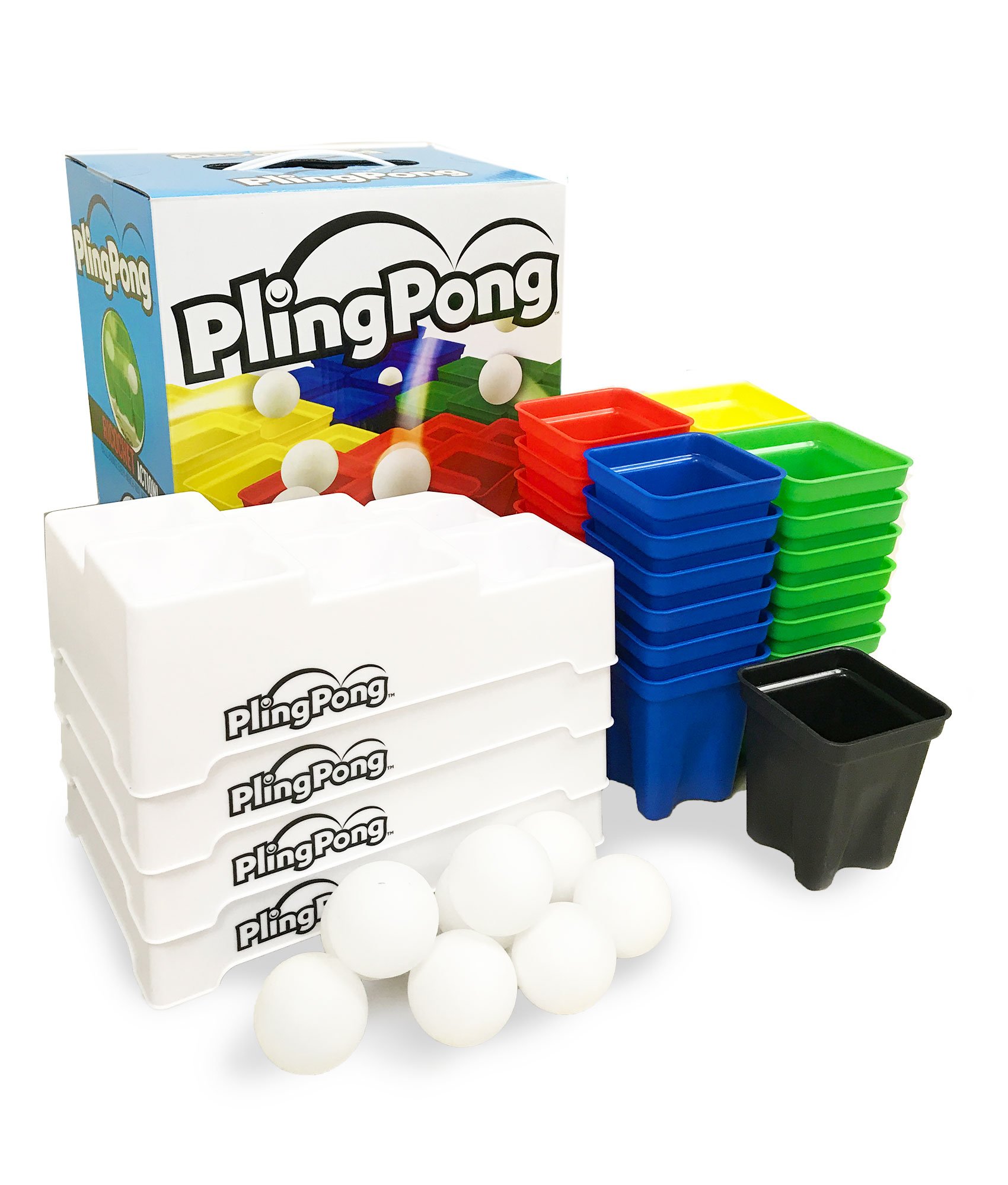 PlingPong Tabletop Party Game – Fast-Paced Bounce Ball Strategy Game for Kids & Adults, 2–4 Players, Ages 8+, Family & Game Night Fun - Image 4