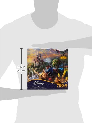 Thomas Kinkade The Disney Dreams Collection: Beauty and The Beast Falling in Love Puzzle, 750 Pieces, 24" X 18" - Image 8